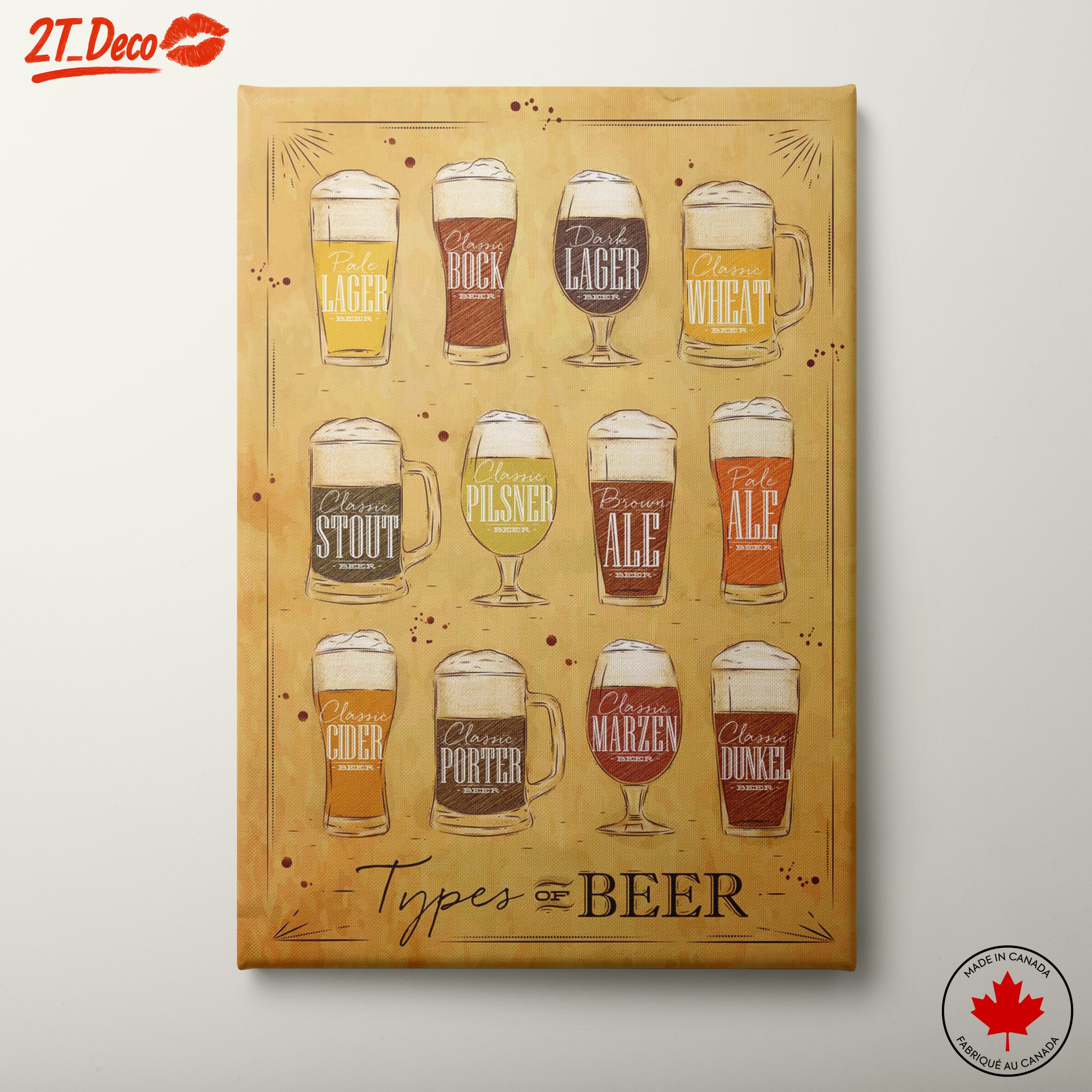 Various Types of Beer Art