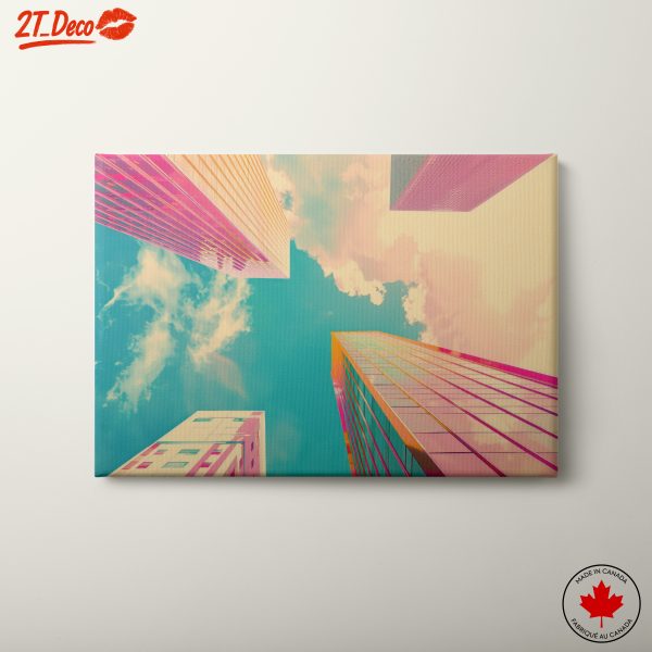 Vibrant Contemporary Cityscape Art
