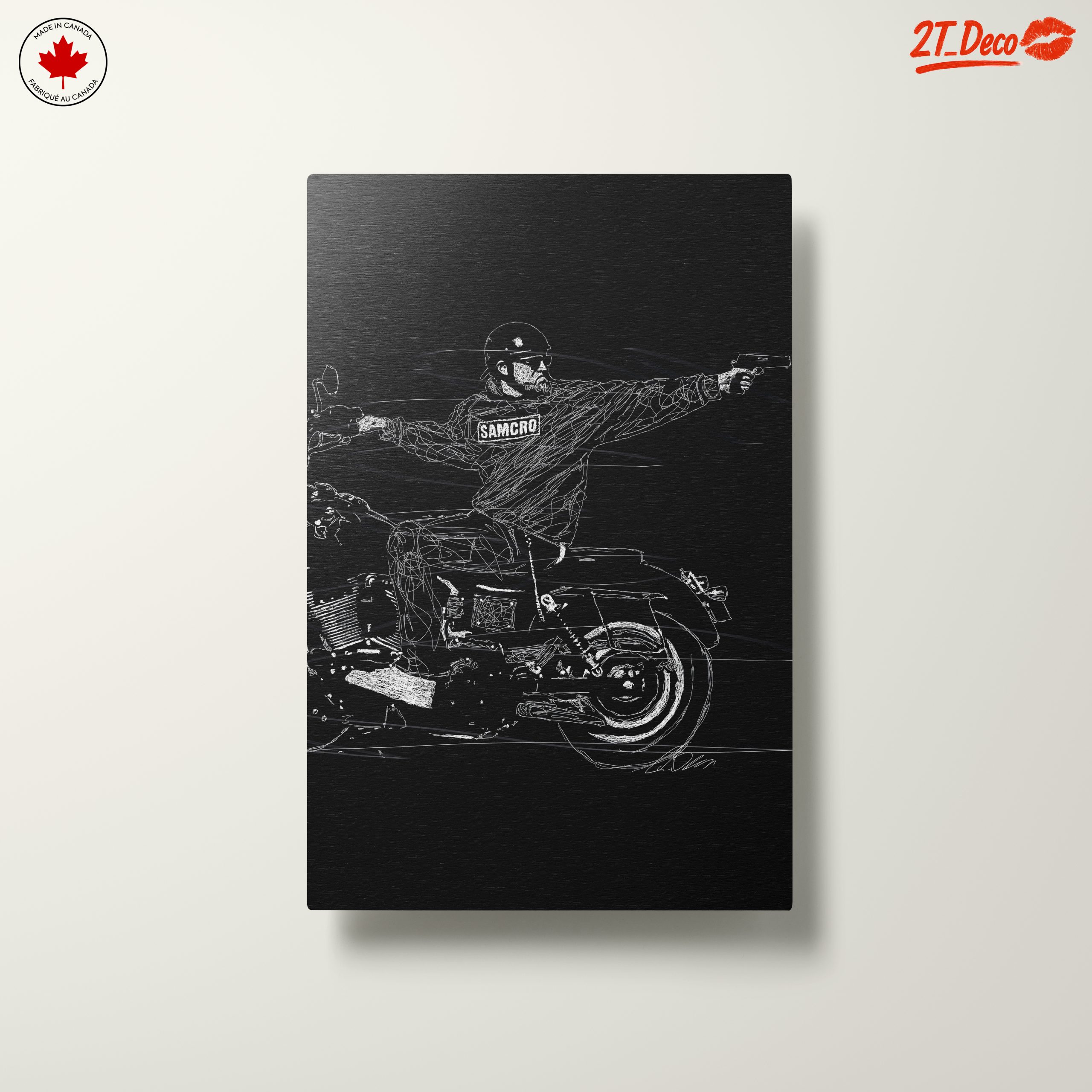 Dynamic Motorcycle Action Art - Image 10