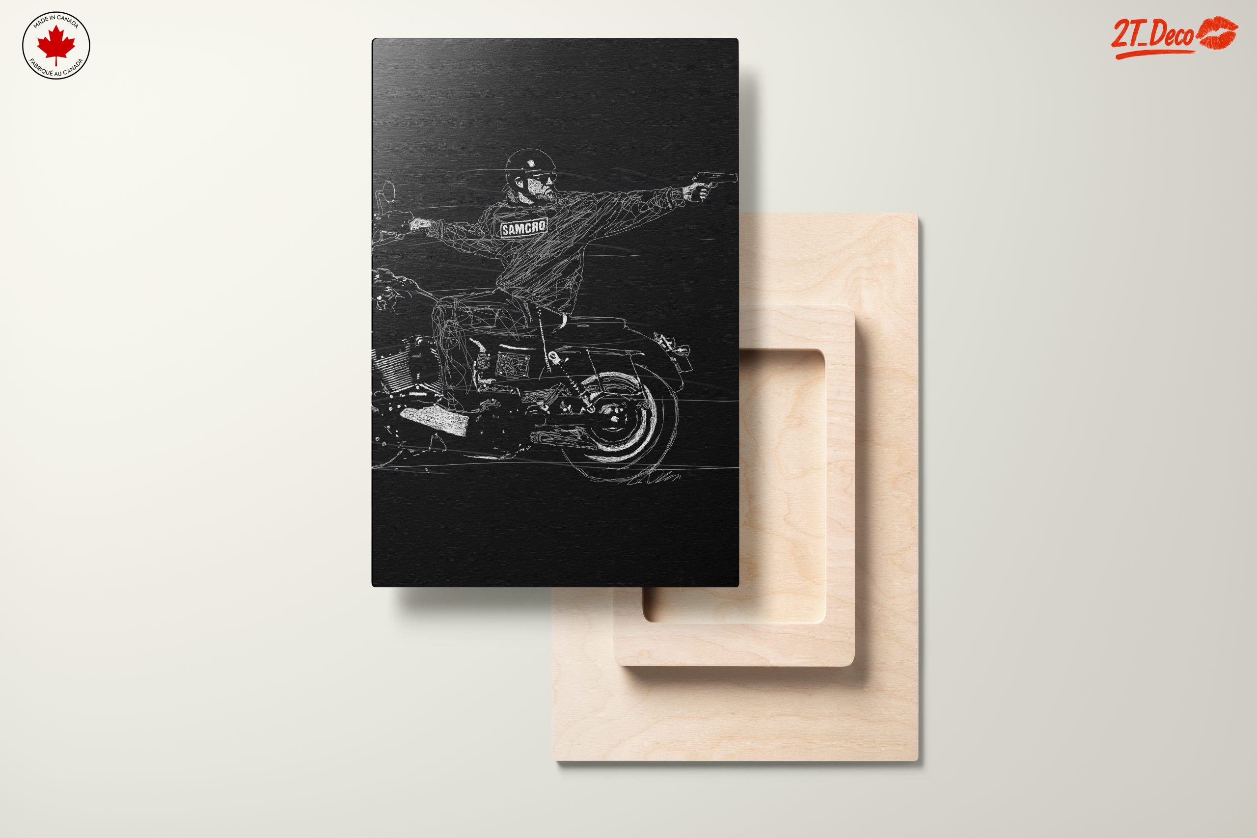 Dynamic Motorcycle Action Art - Image 11