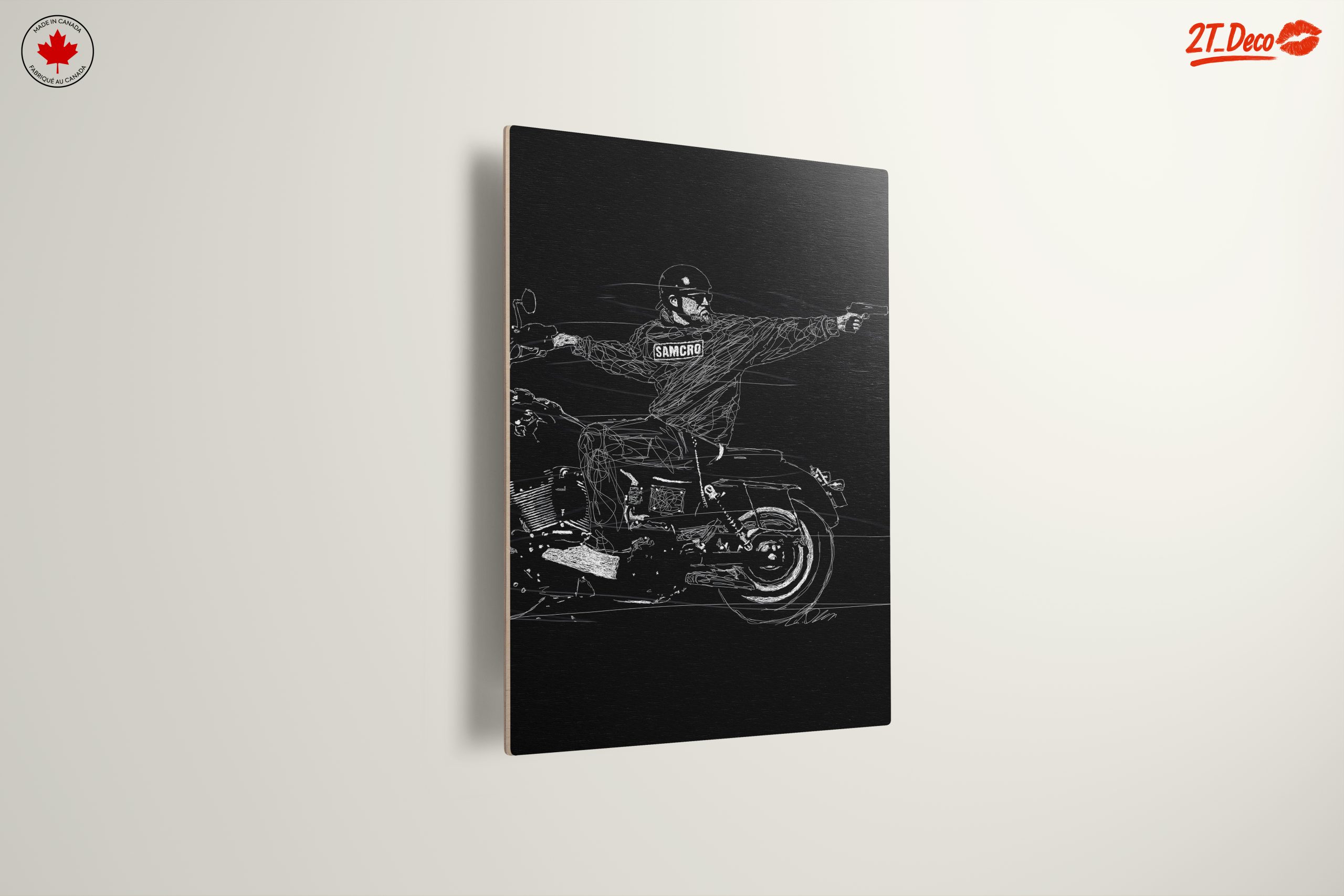 Dynamic Motorcycle Action Art - Image 13