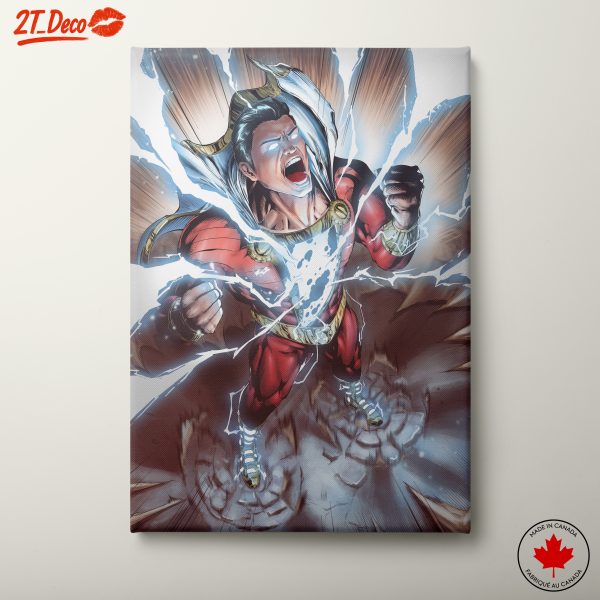 Shazam in Action Comic Art
