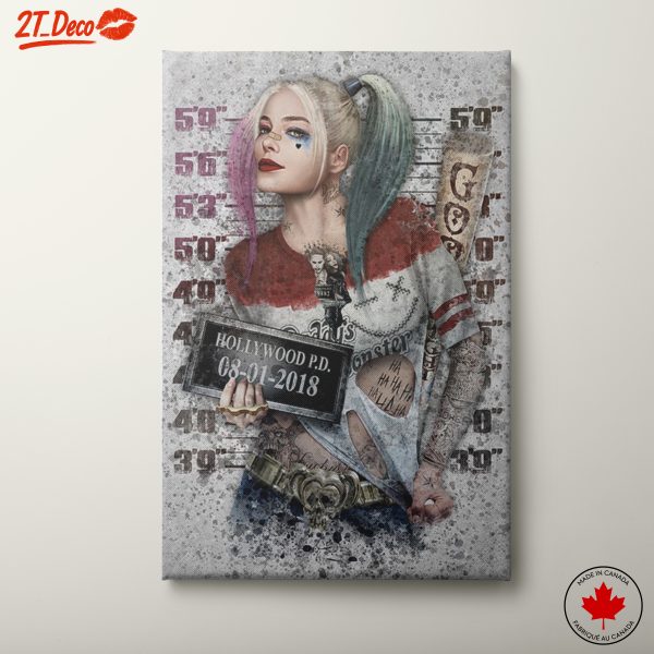 Harley Quinn Street Art Style