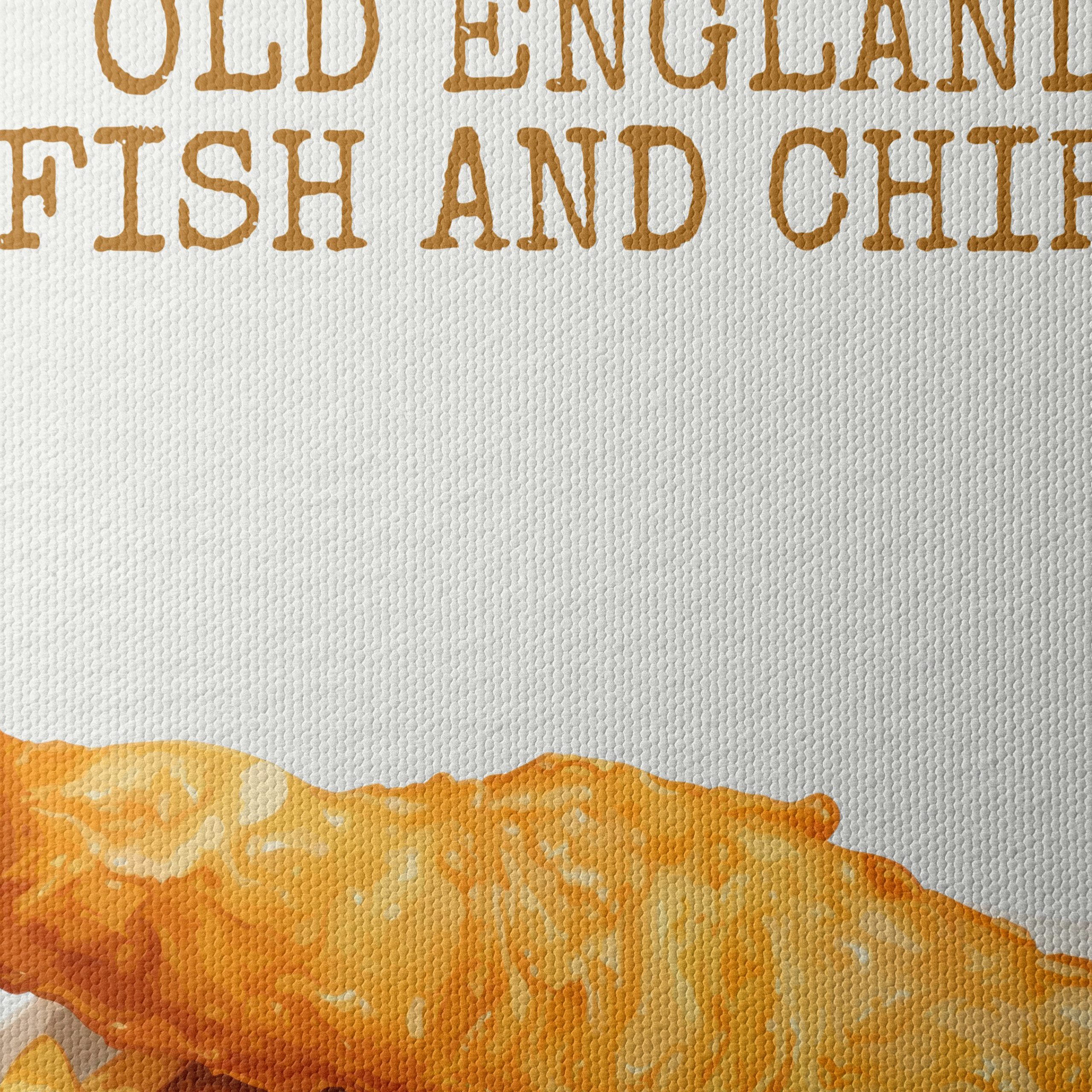 Stylized Fish and Chips Artwork - Image 4