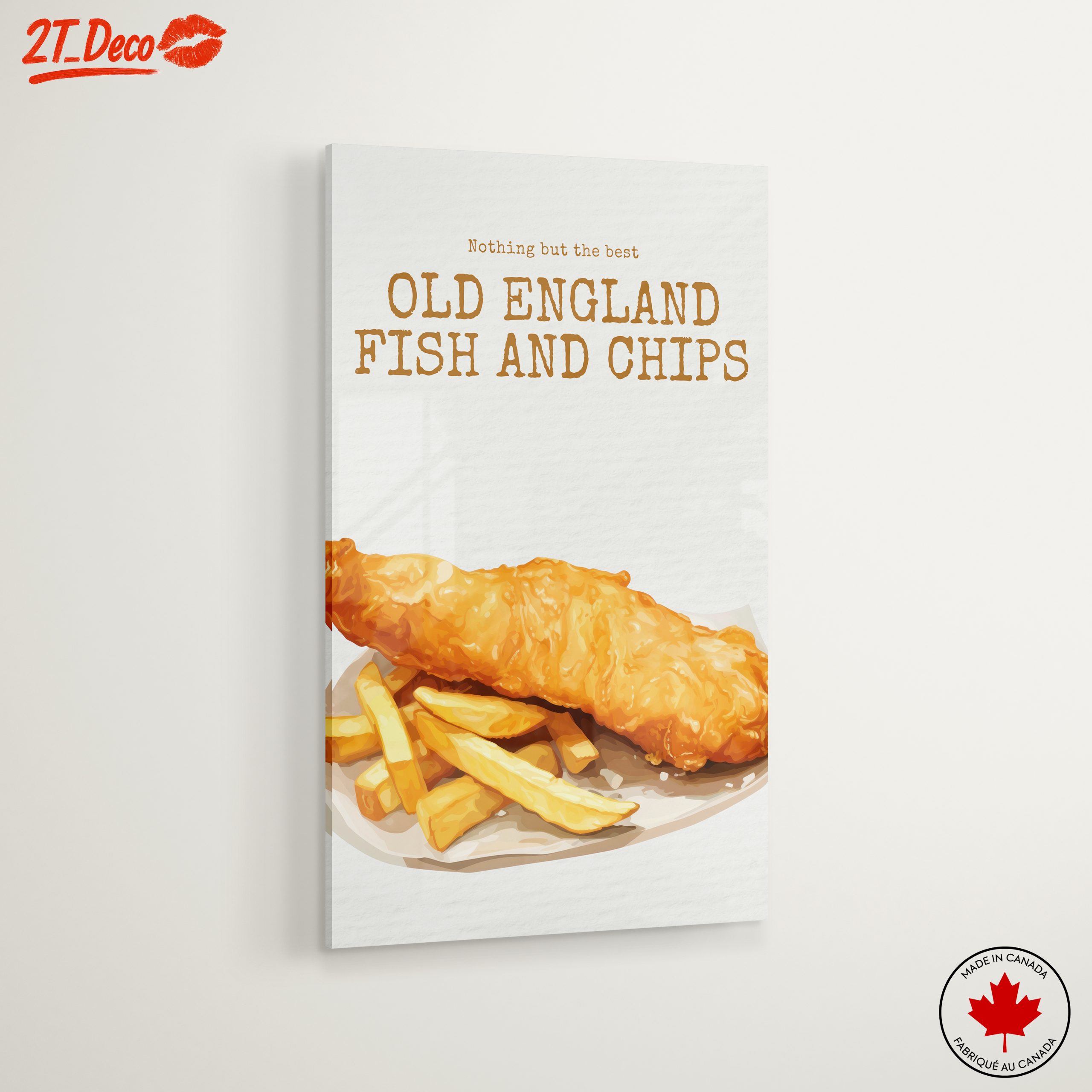 Stylized Fish and Chips Artwork - Image 6