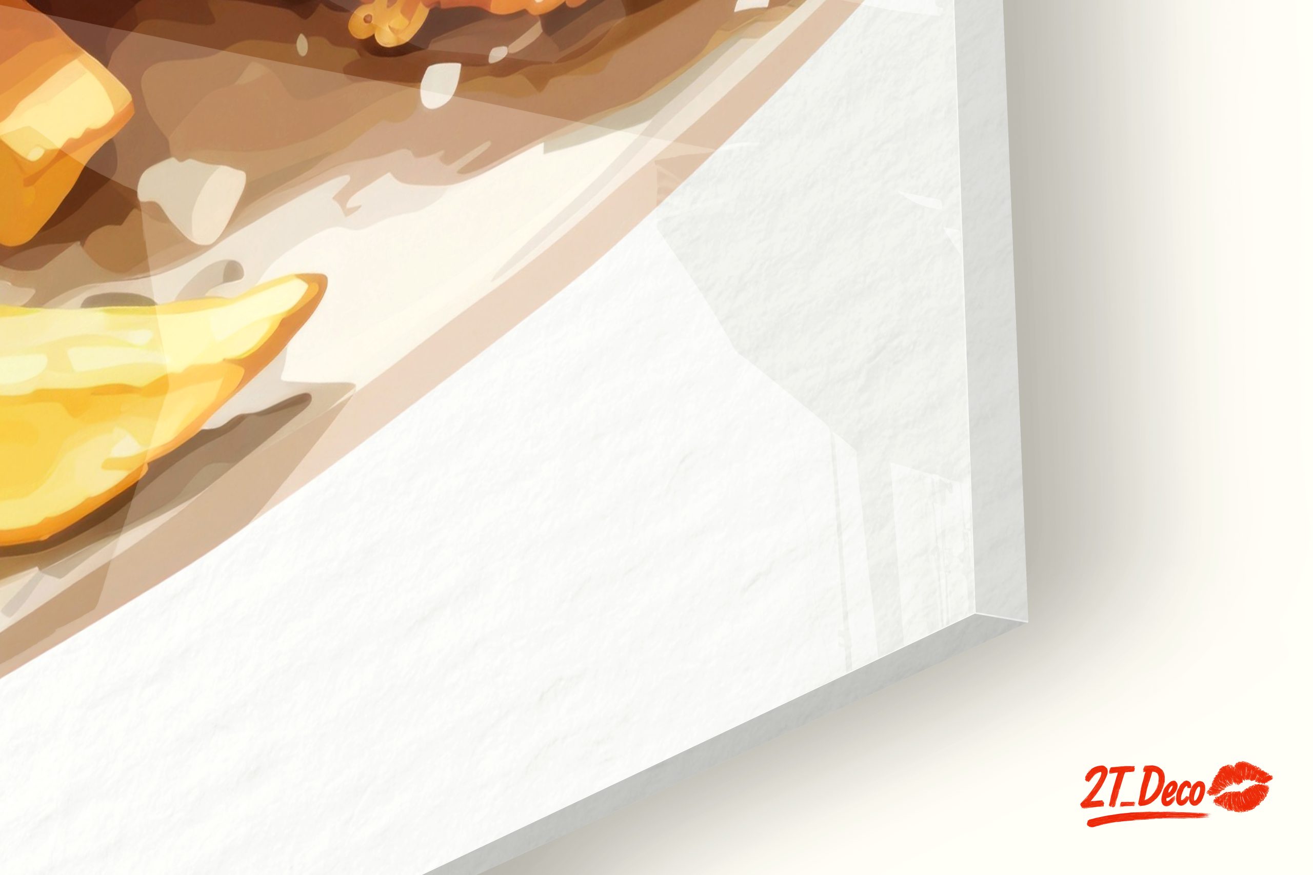 Stylized Fish and Chips Artwork - Image 9