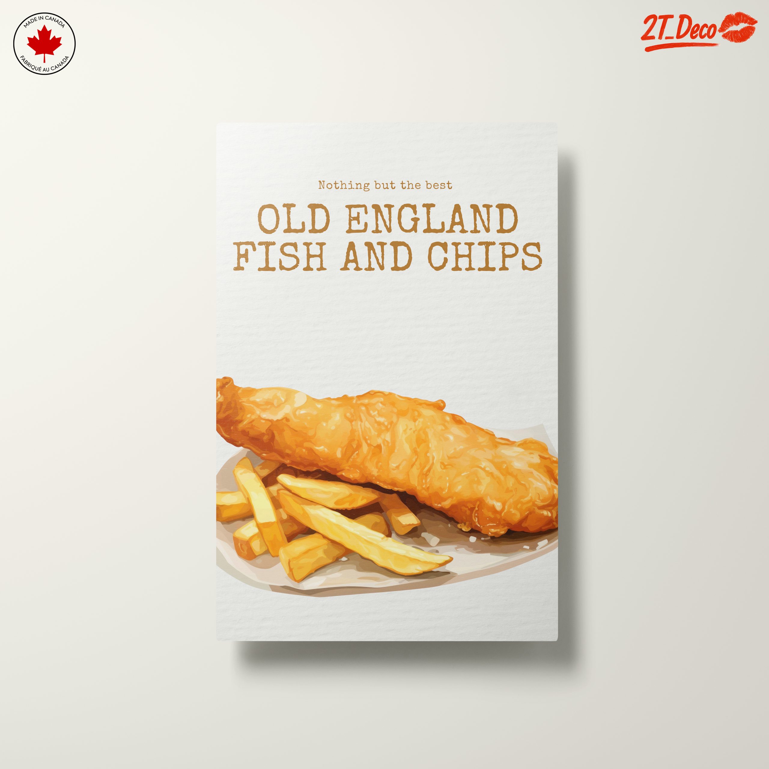 Stylized Fish and Chips Artwork - Image 10