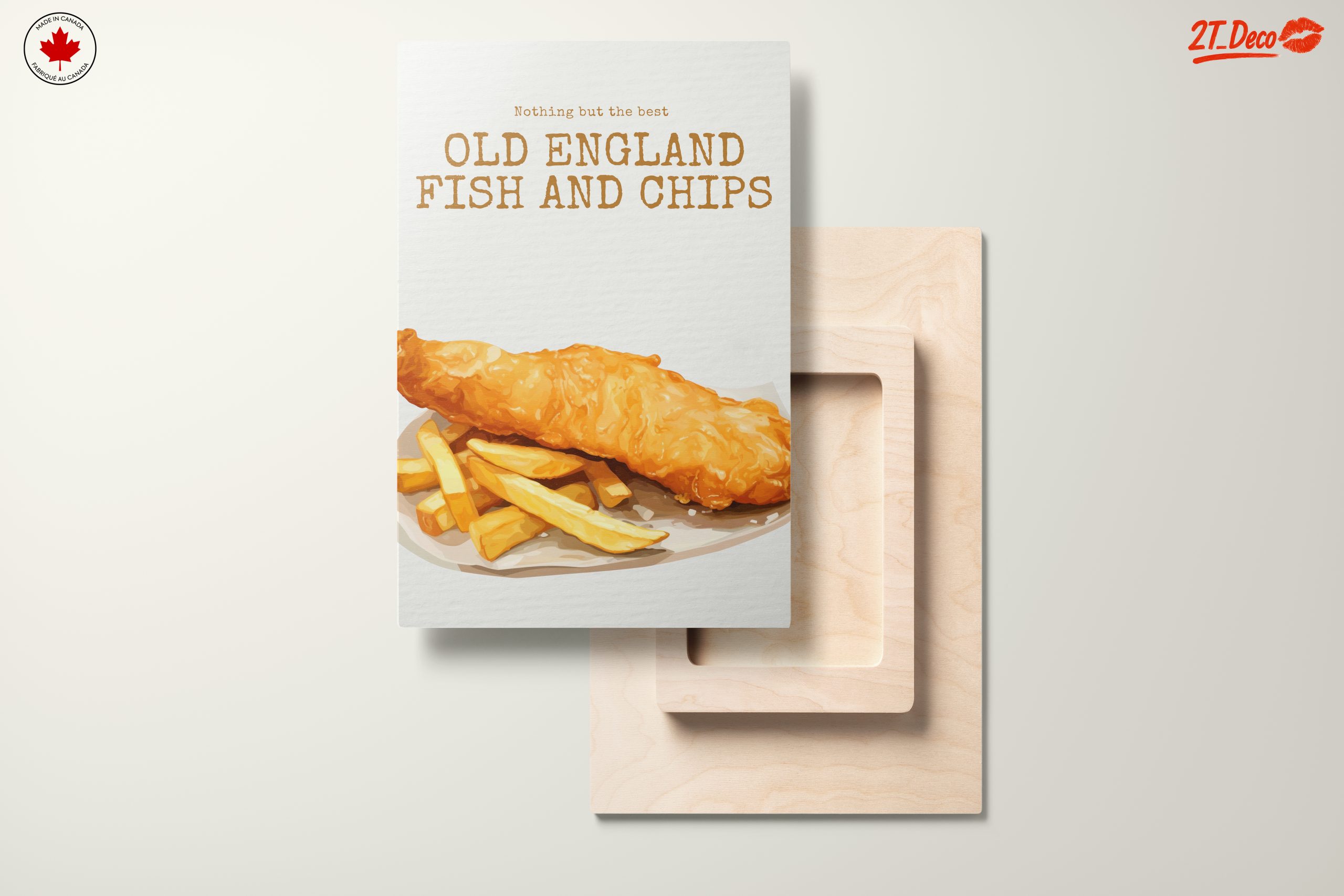 Stylized Fish and Chips Artwork - Image 11