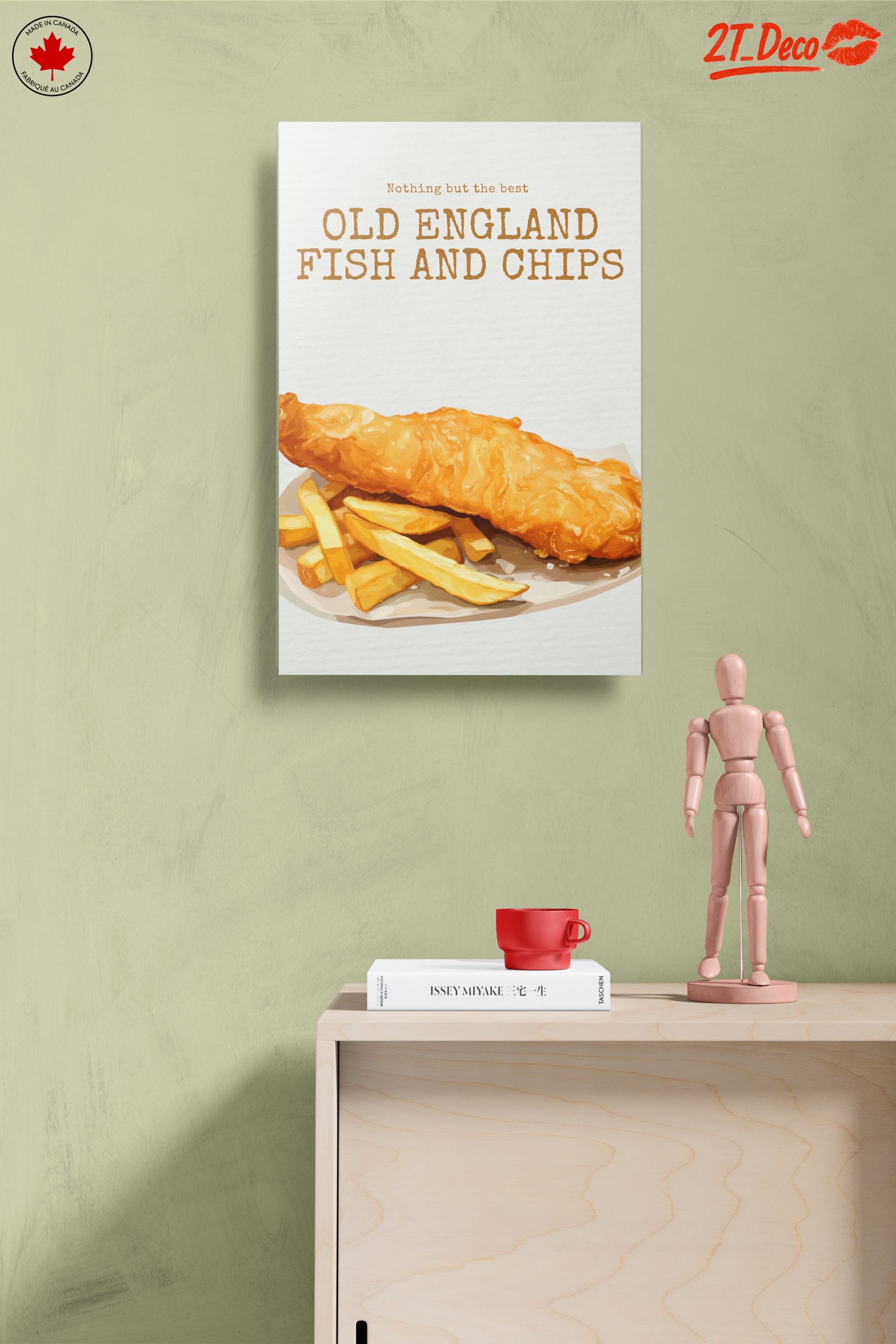 Stylized Fish and Chips Artwork - Image 14