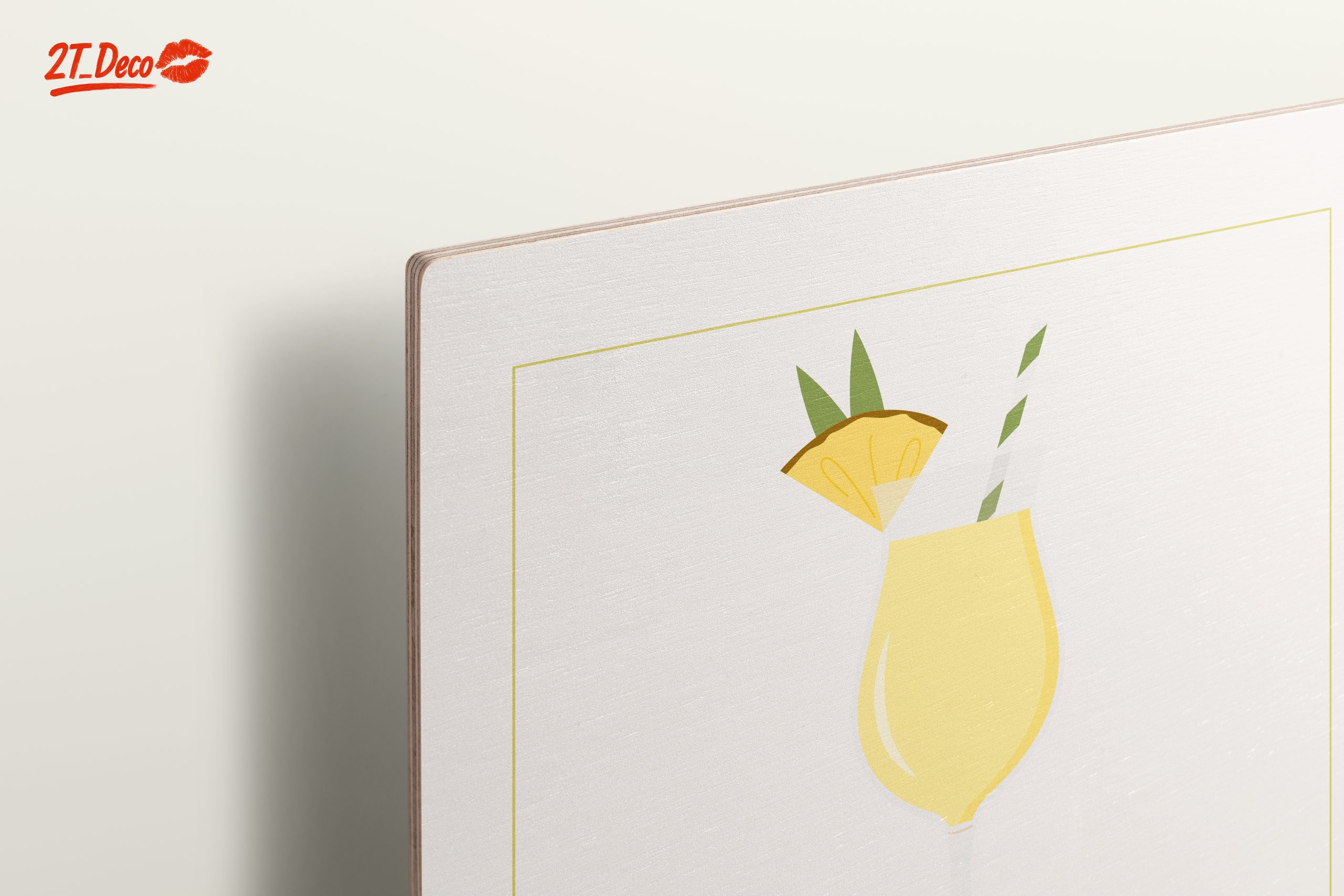 Pina Colada Cocktail Recipe Artwork - Image 15