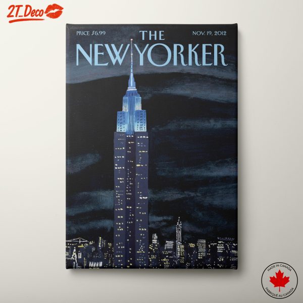 New Yorker Art Featuring Iconic Skyline