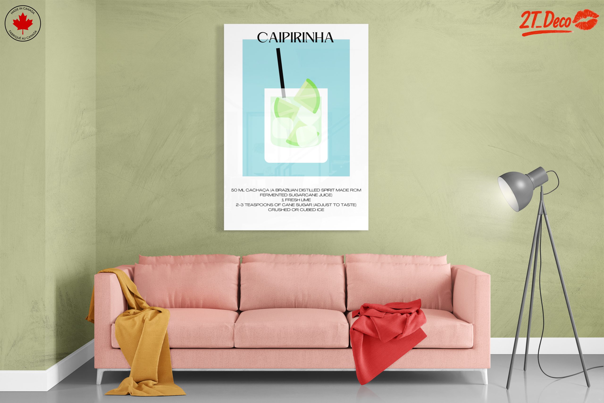 Caipirinha Cocktail Recipe Art - Image 7