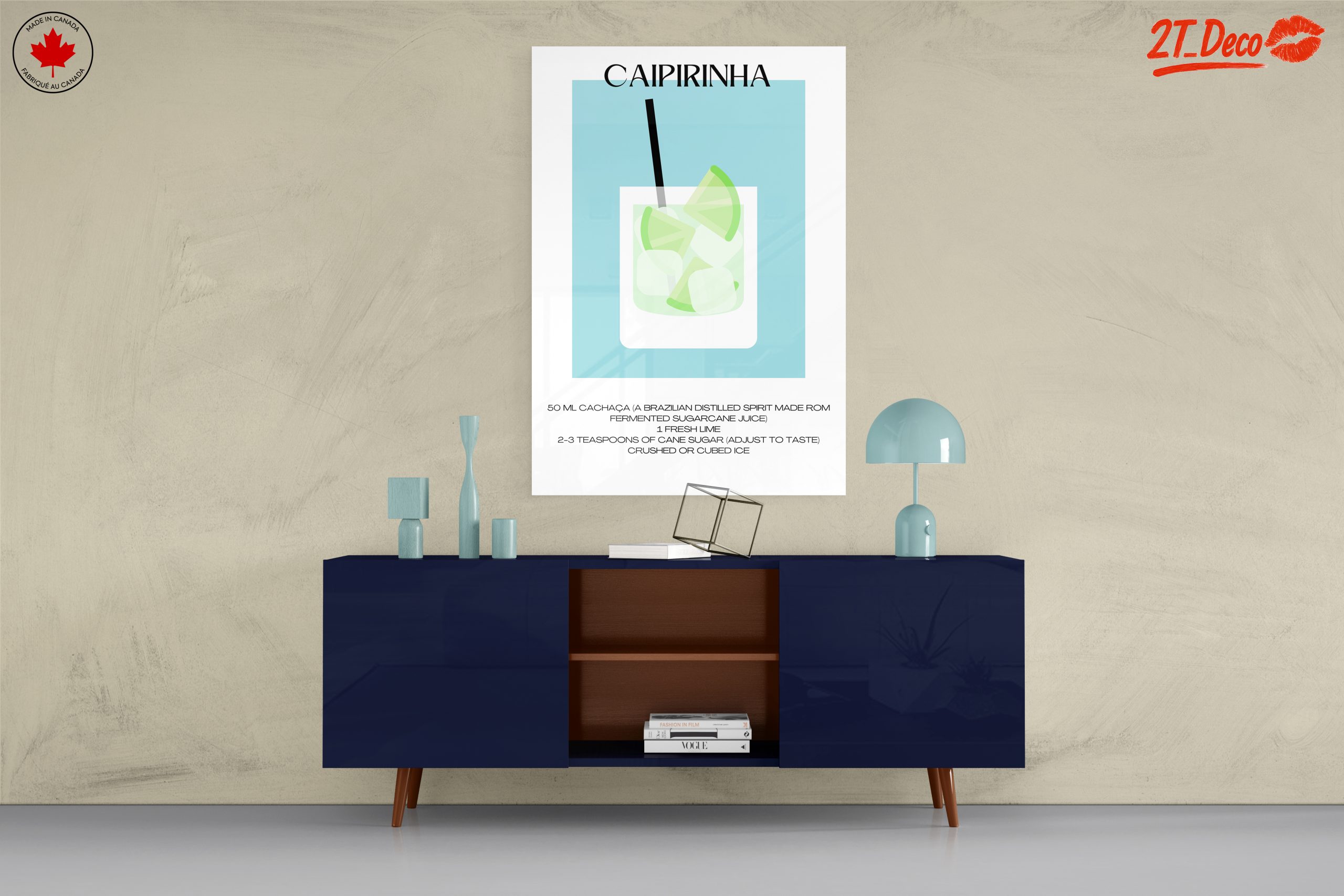Caipirinha Cocktail Recipe Art - Image 8