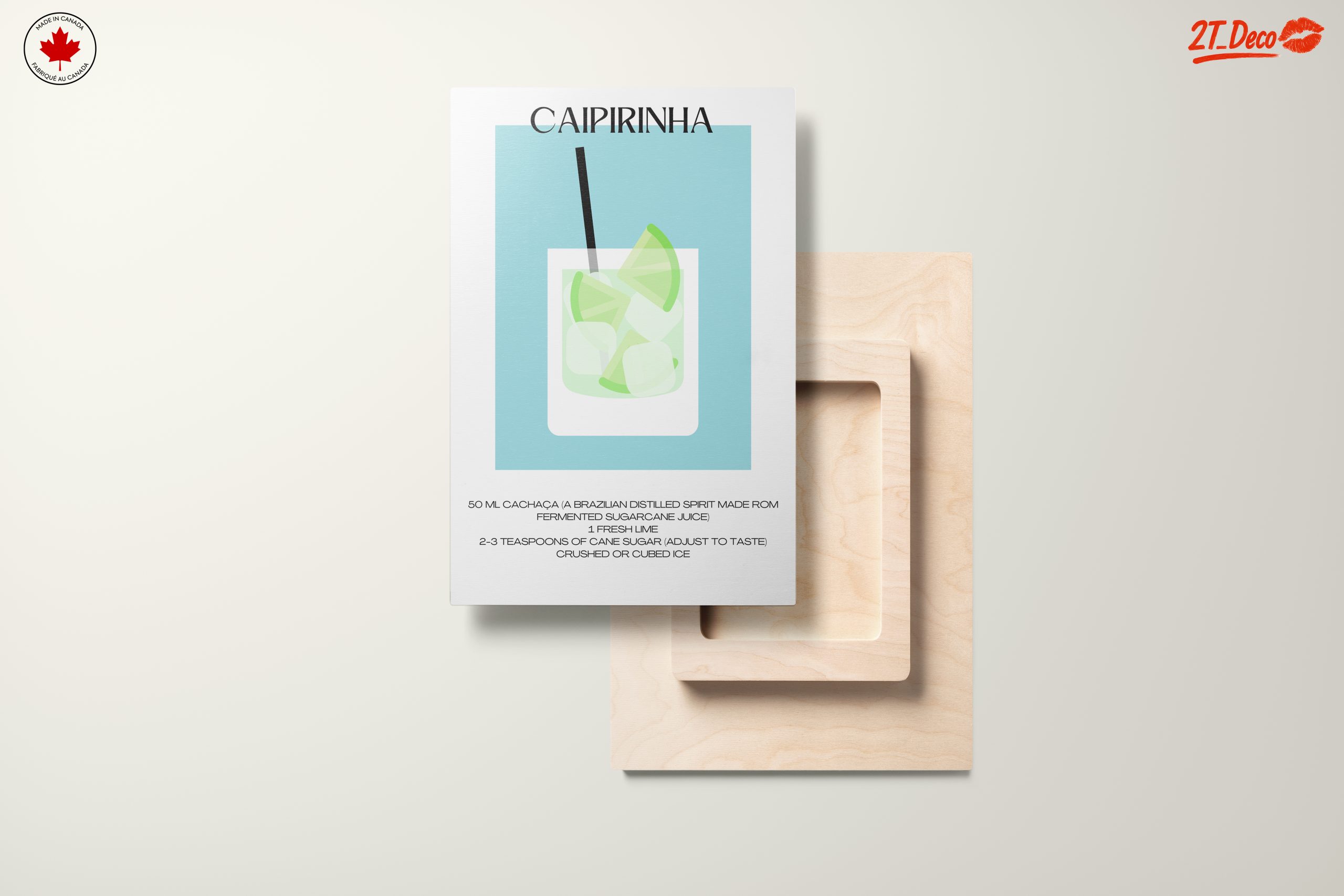 Caipirinha Cocktail Recipe Art - Image 11