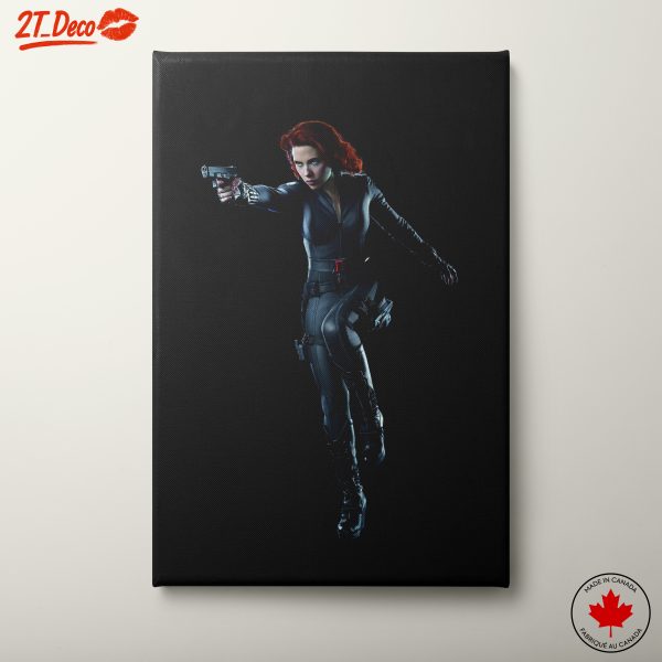Dynamic Marvel Black Widow Artwork