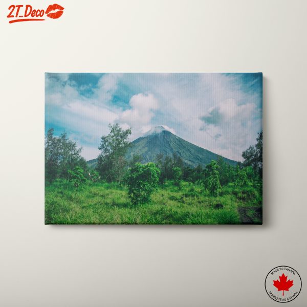 Majestic Volcano in Lush Landscape