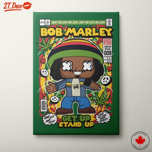 Bob Marley Pop Art Illustration