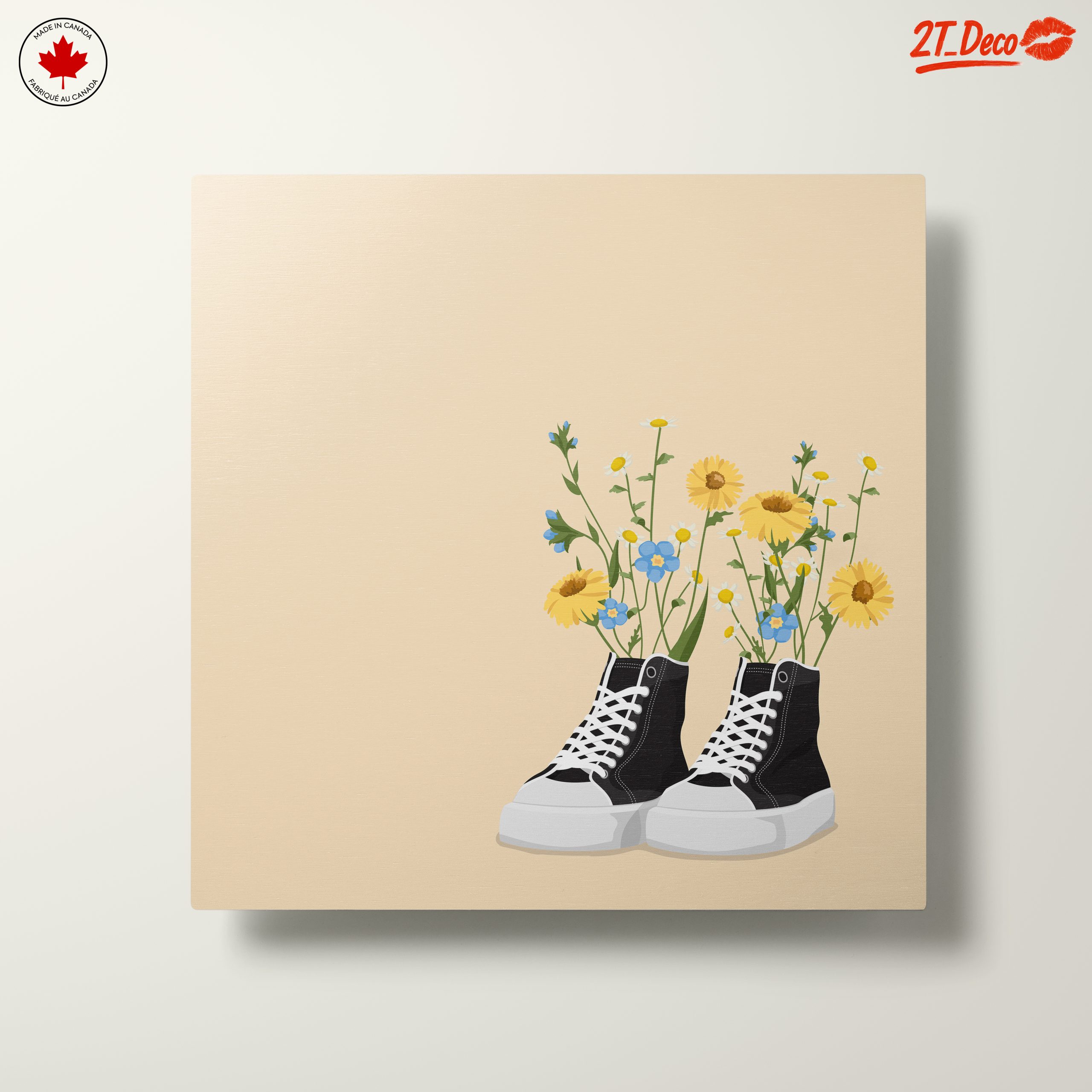 Flowers Growing in Sneakers Art - Image 10