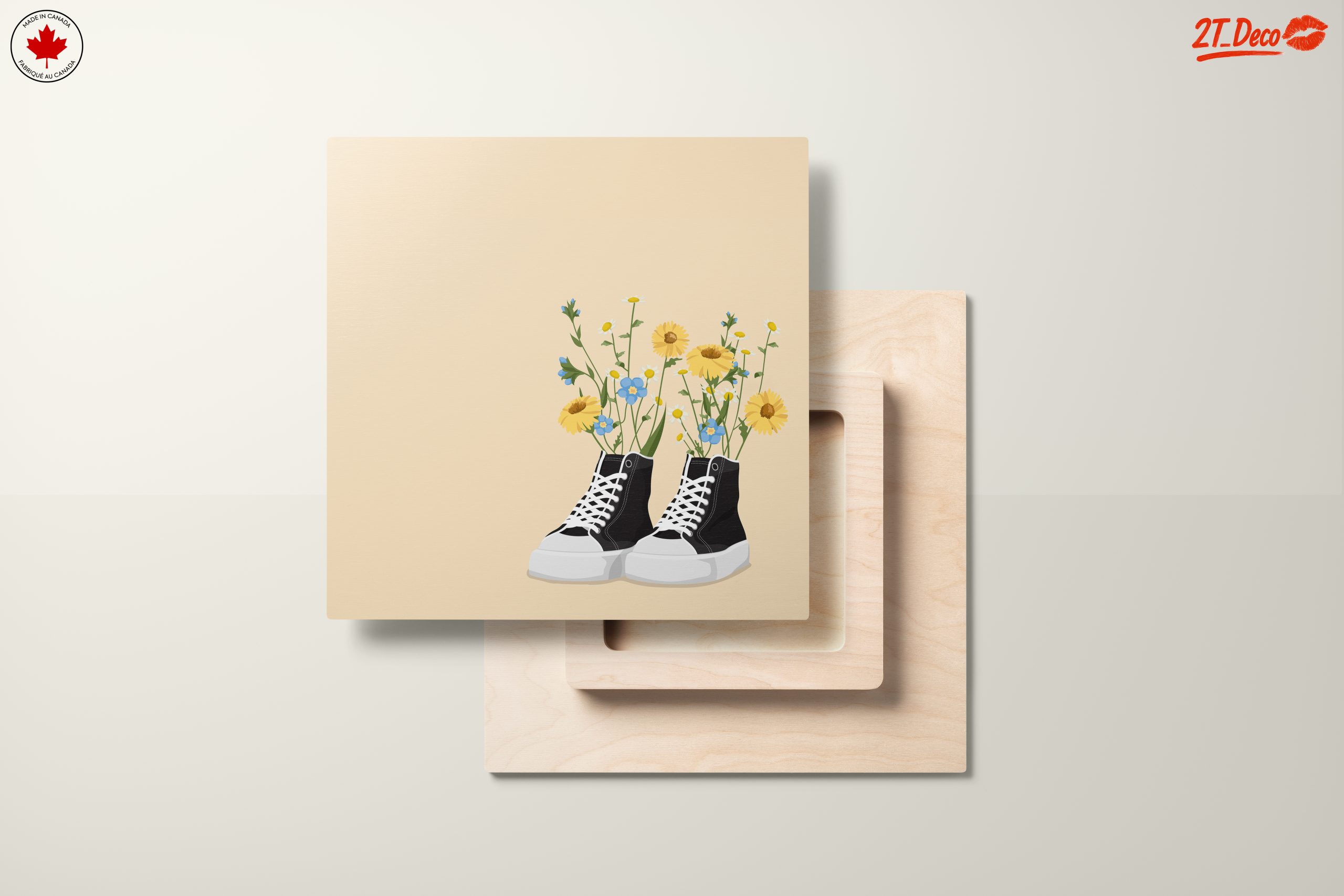 Flowers Growing in Sneakers Art - Image 11