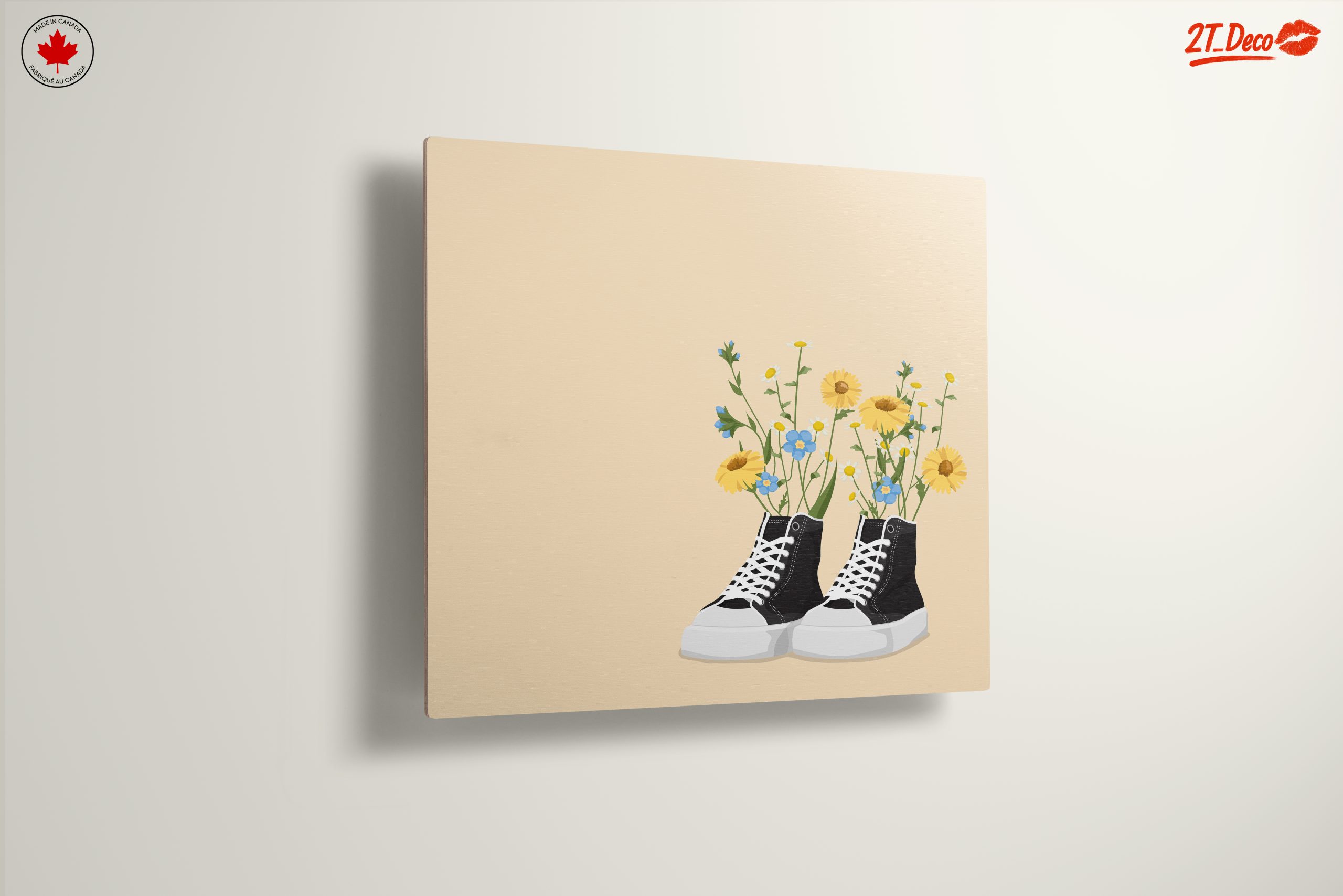 Flowers Growing in Sneakers Art - Image 13
