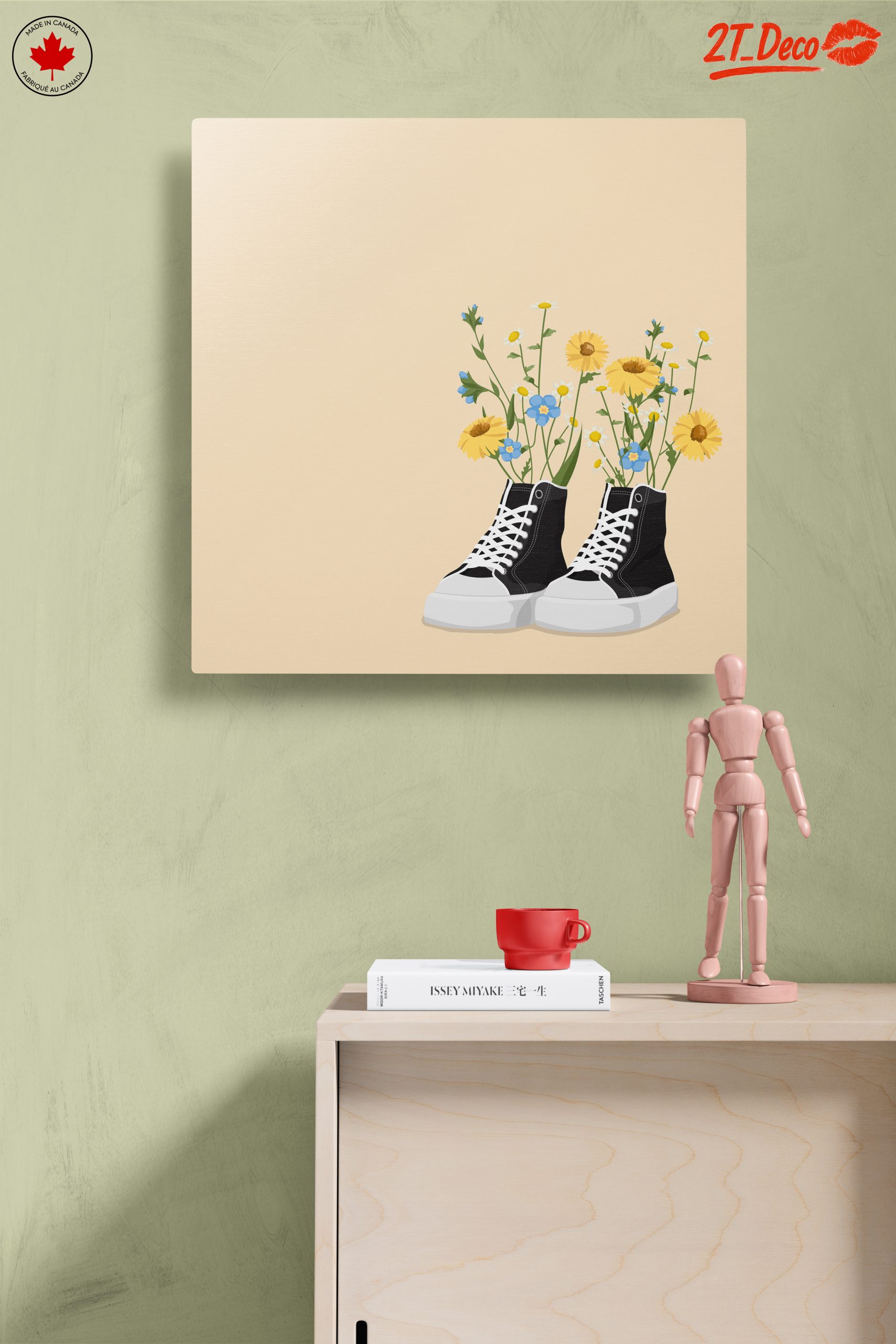Flowers Growing in Sneakers Art - Image 14