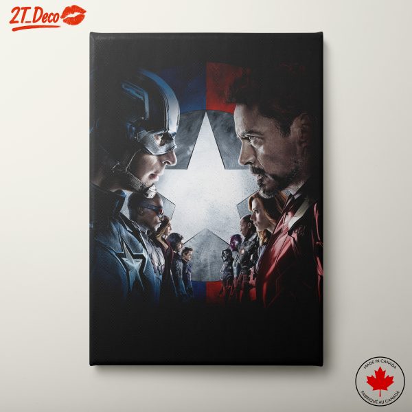 Marvel Civil War Characters Art