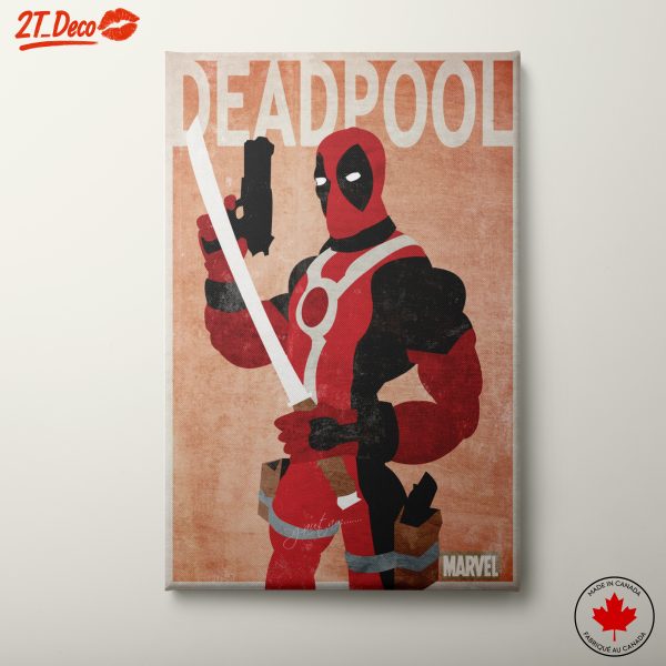 Stylish Deadpool Artwork for Marvel Fans
