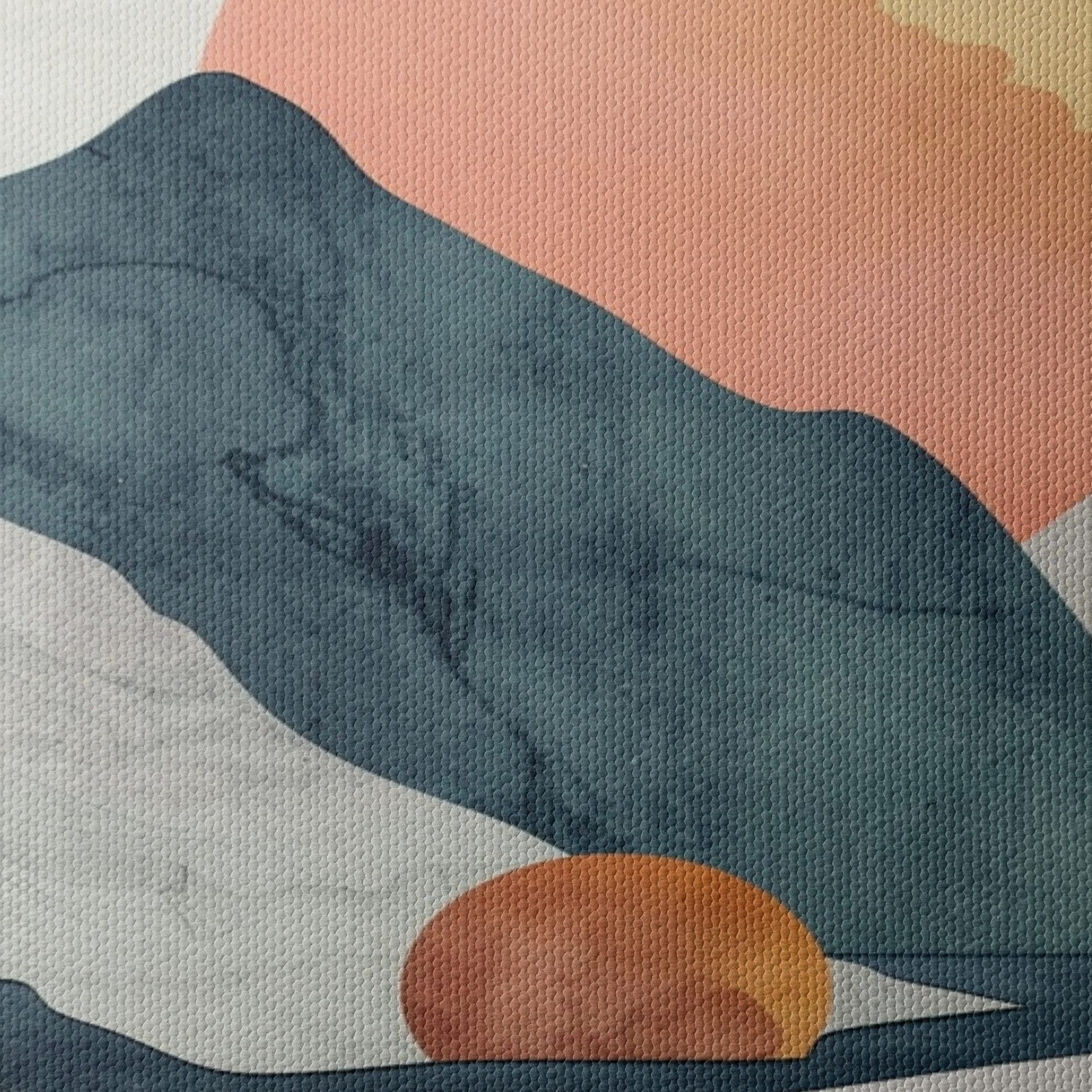 Stylized Abstract Landscape with Sun - Image 4