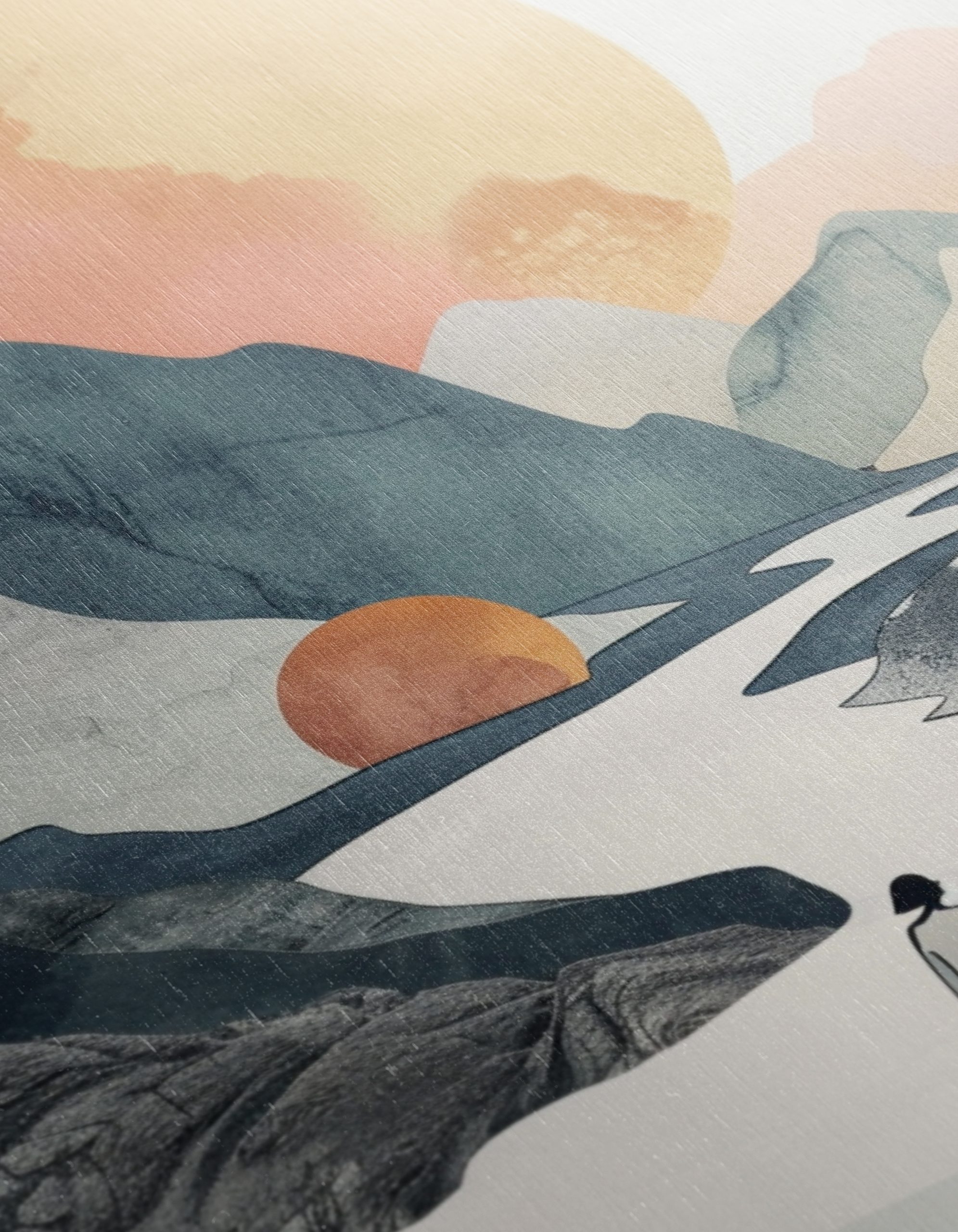 Stylized Abstract Landscape with Sun - Image 12