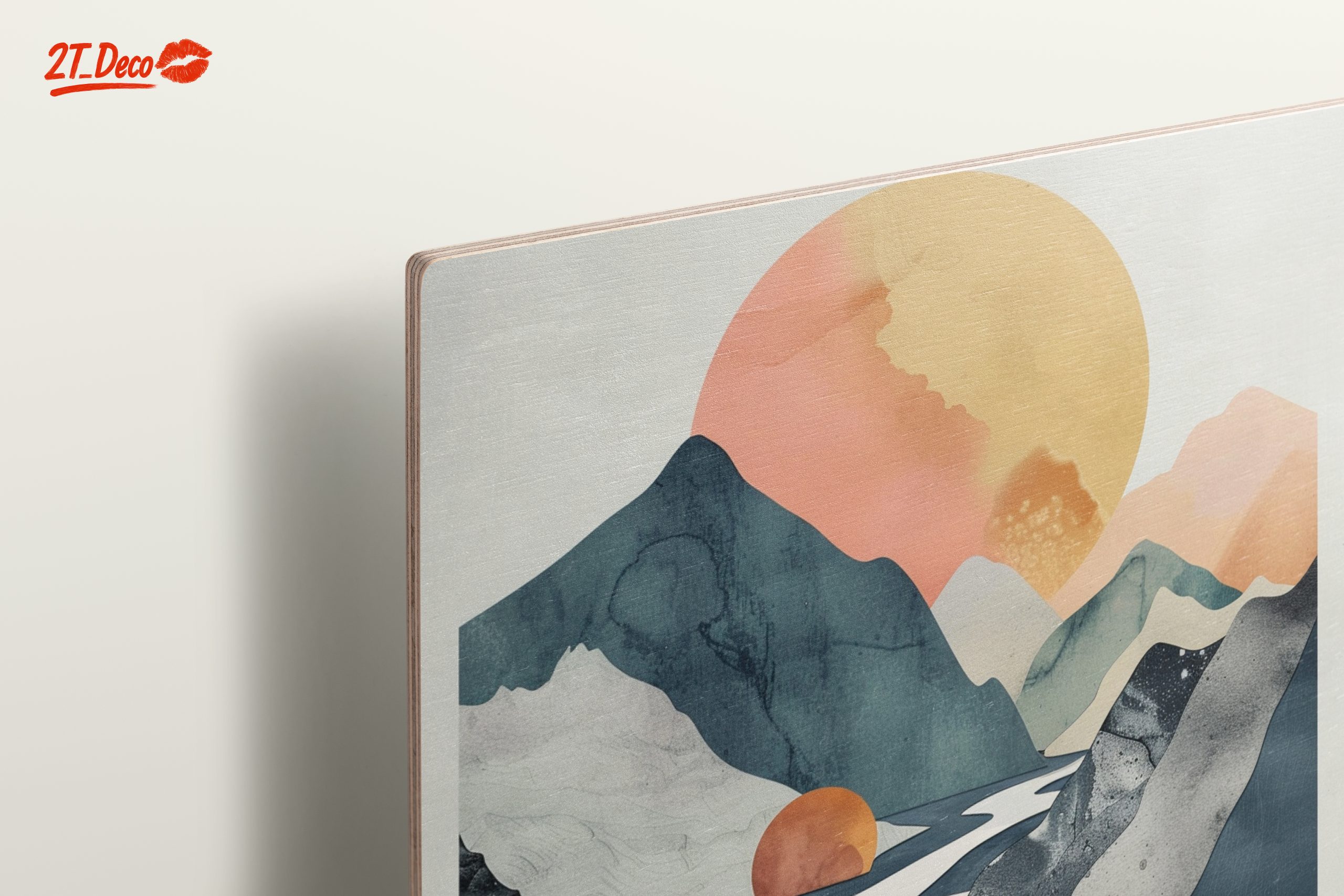 Stylized Abstract Landscape with Sun - Image 15