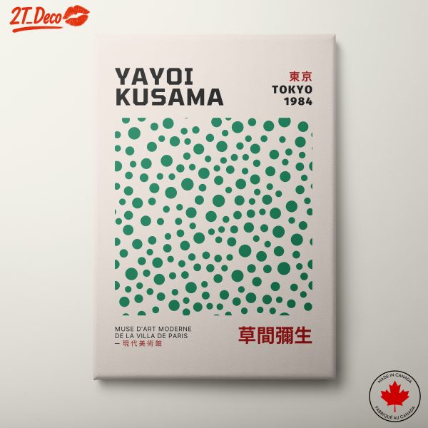 Yayoi Kusama Inspired Contemporary Pop Art