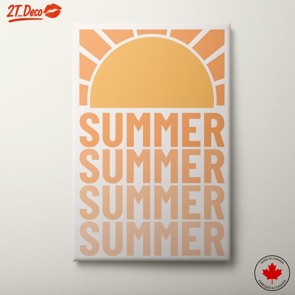 Summer Themed Motivational Wall Art