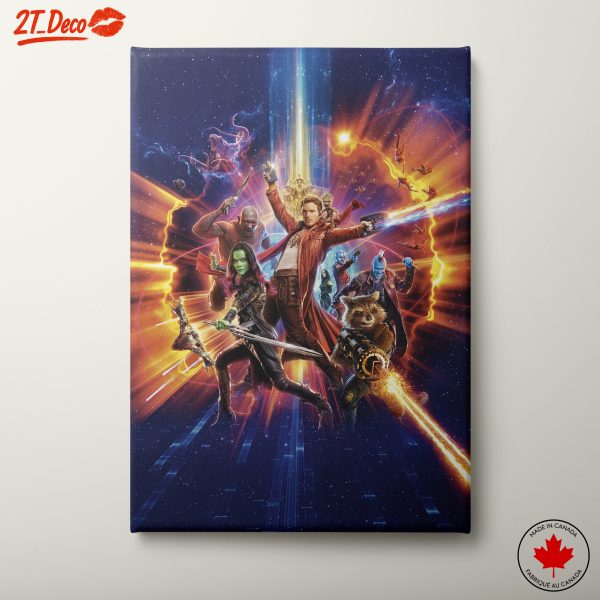 Guardians of the Galaxy Artwork Featuring Iconic Characters