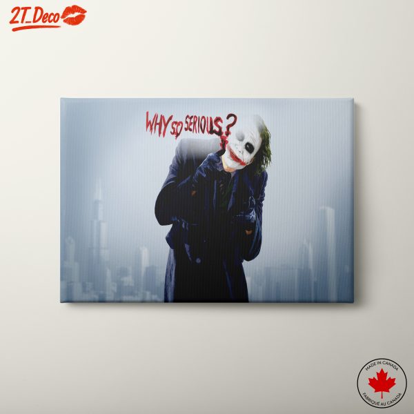 Joker Character Art with Iconic Quote