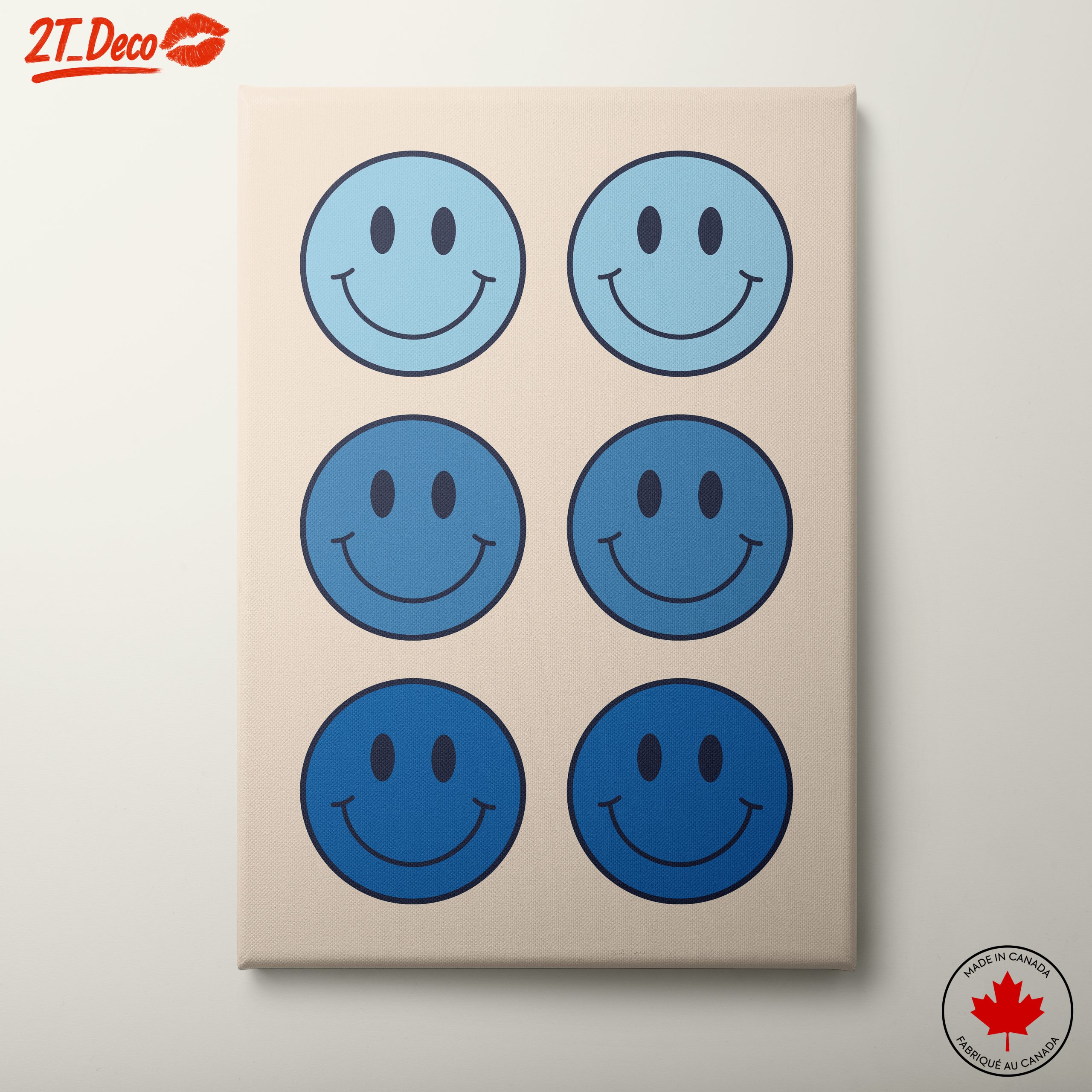 Playful Smiley Faces Art