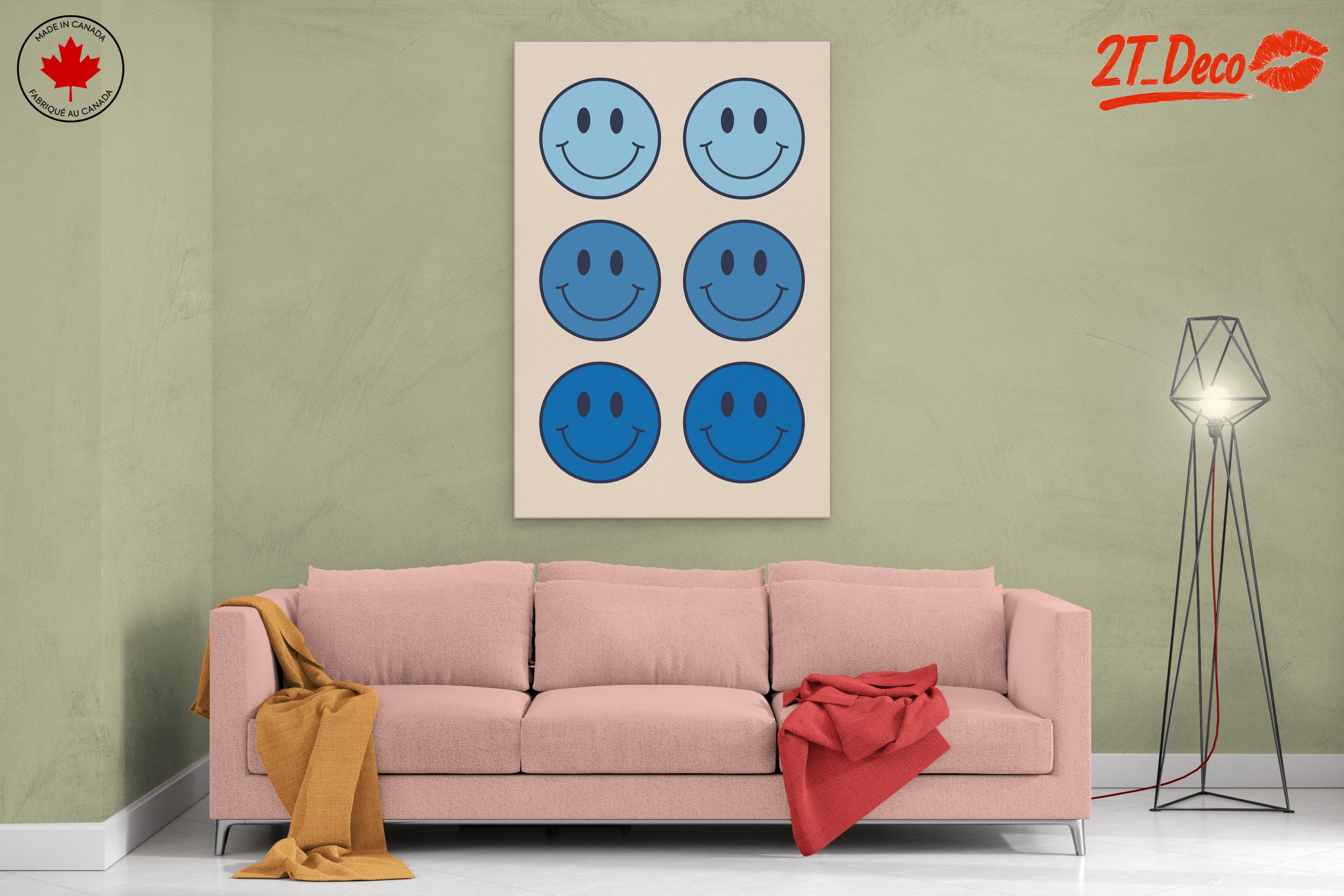 Playful Smiley Faces Art - Image 2