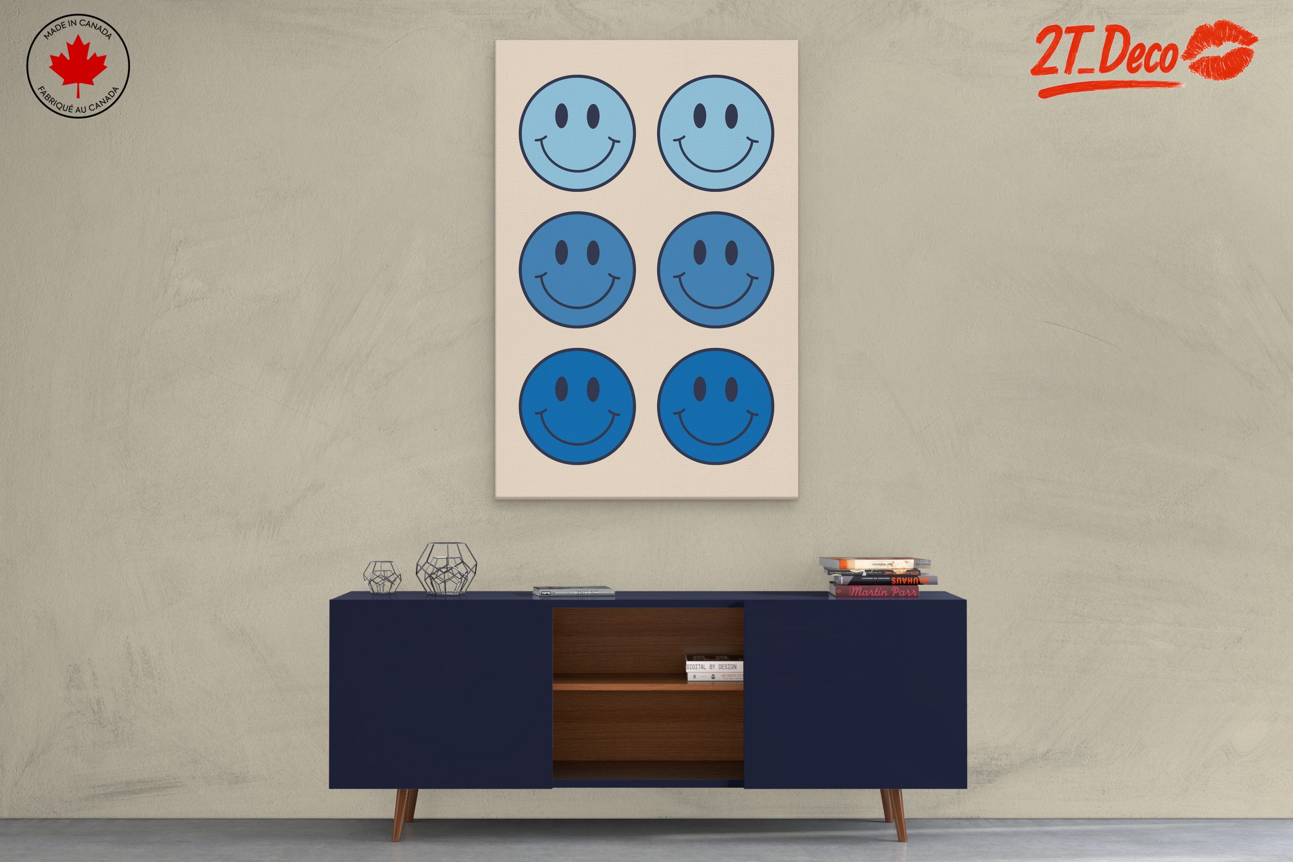 Playful Smiley Faces Art - Image 3