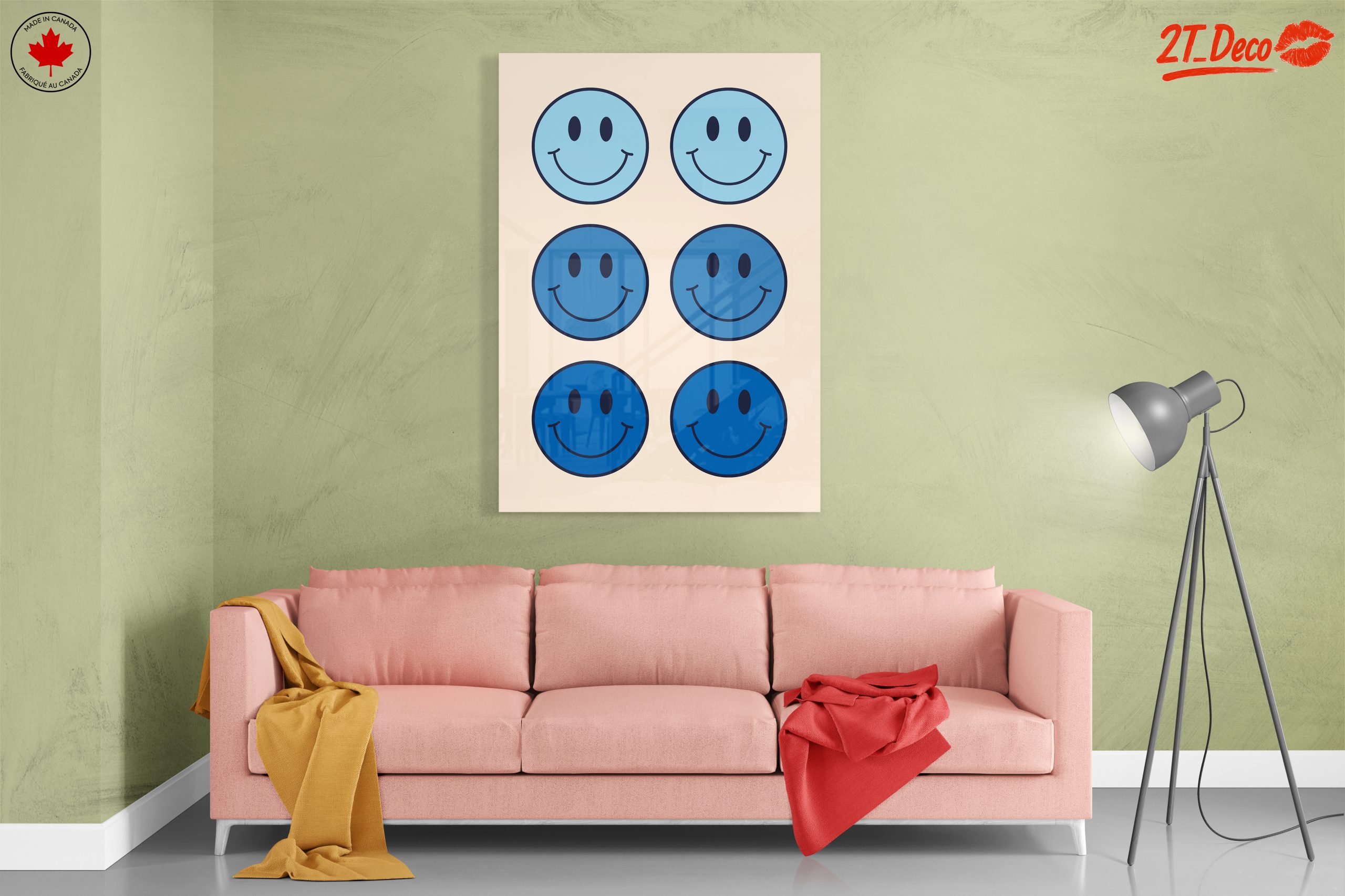 Playful Smiley Faces Art - Image 7