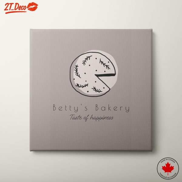 Bakery Logo Illustration of Betty's Bakery