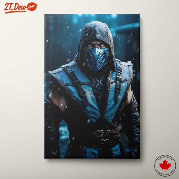 Mortal Kombat Character Art in Snow