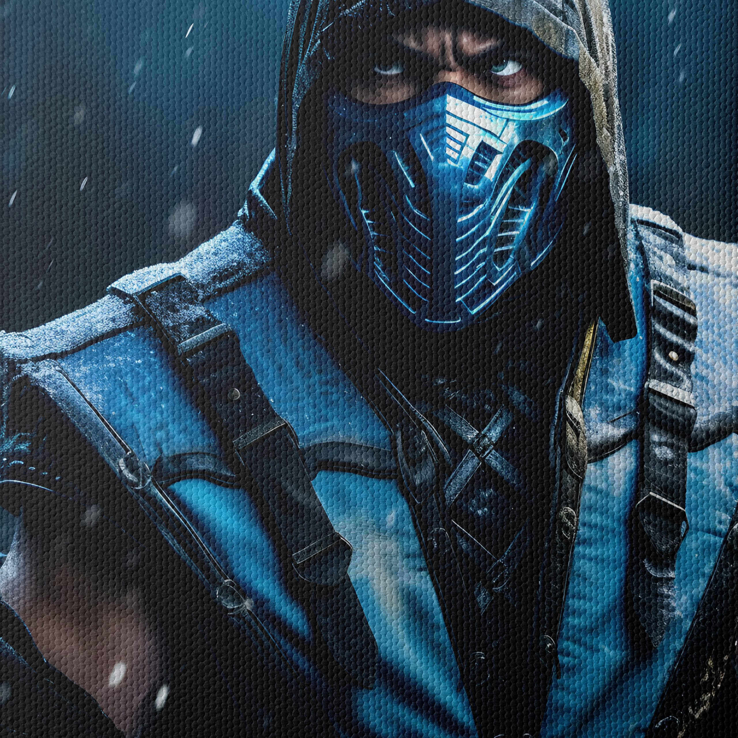 Mortal Kombat Character Art in Snow - Image 4