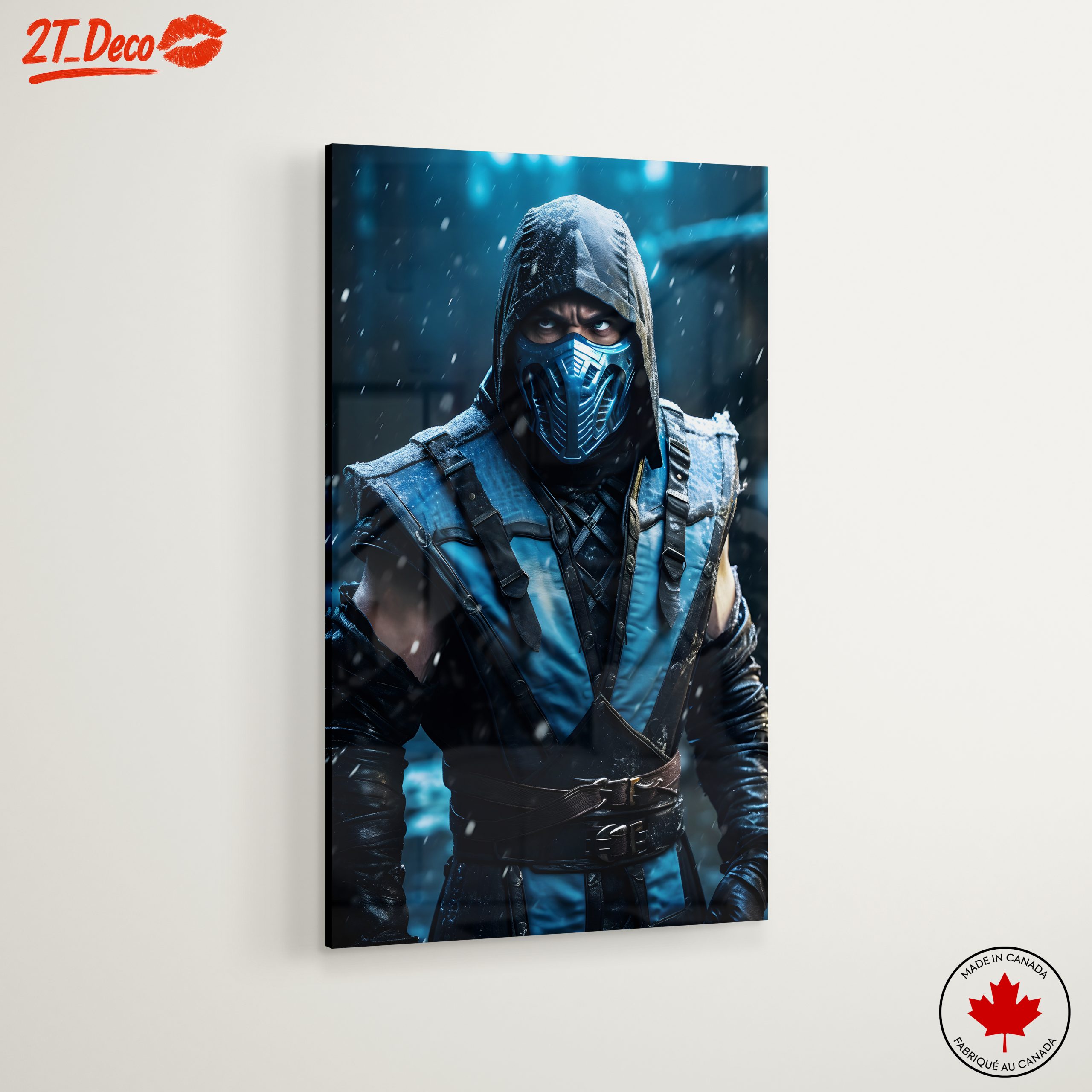 Mortal Kombat Character Art in Snow - Image 6