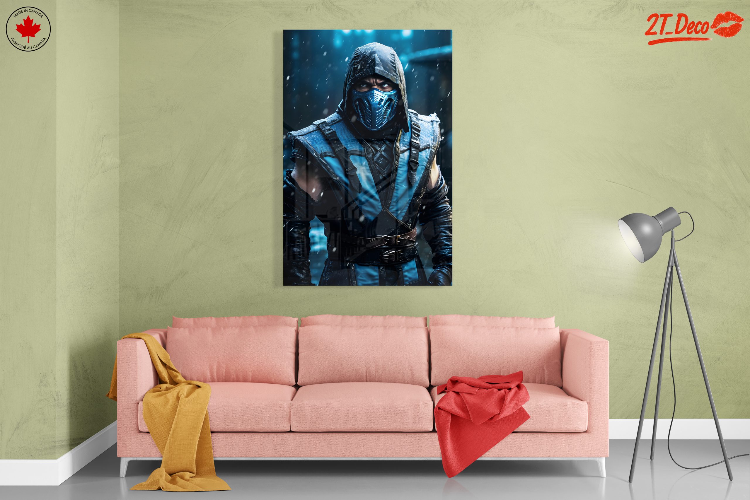 Mortal Kombat Character Art in Snow - Image 7