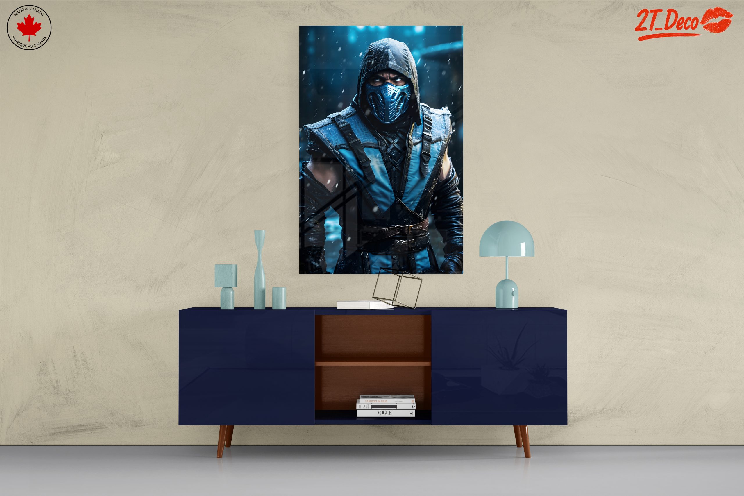 Mortal Kombat Character Art in Snow - Image 8