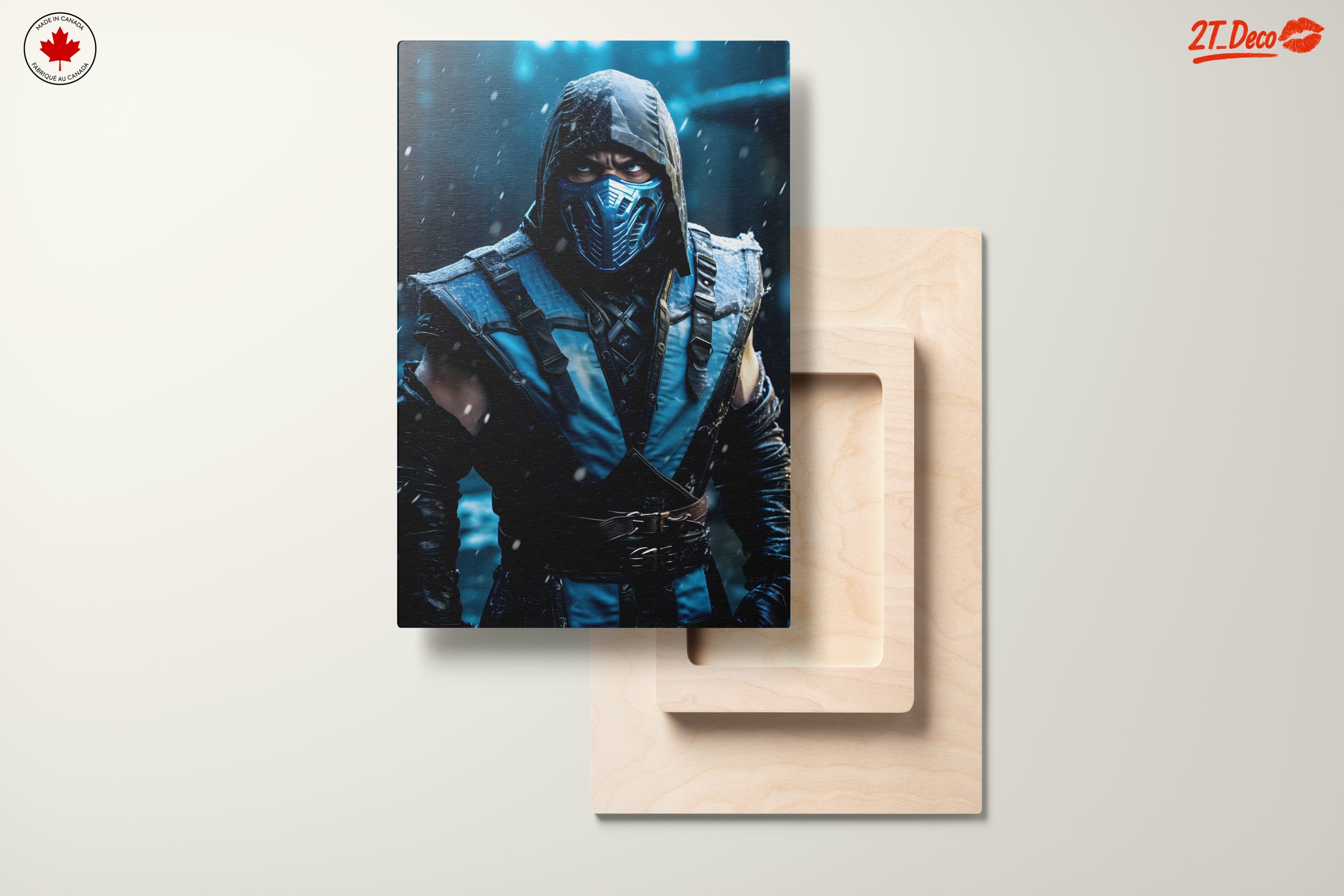 Mortal Kombat Character Art in Snow - Image 11