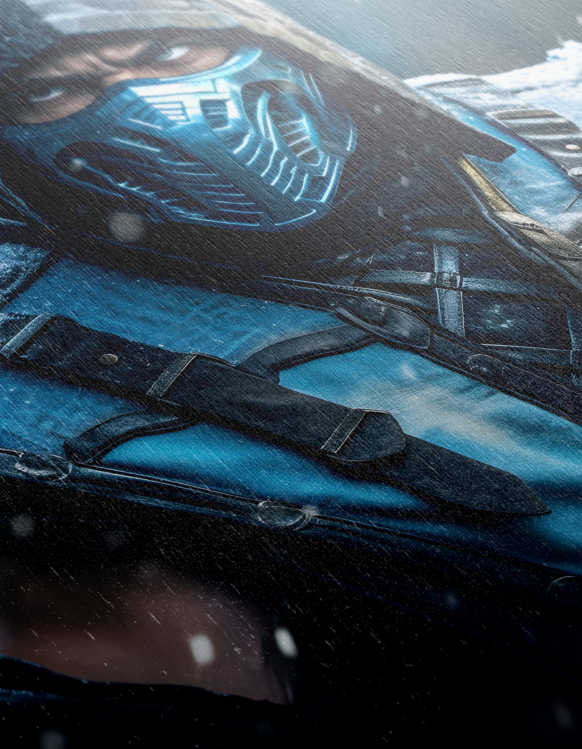 Mortal Kombat Character Art in Snow - Image 12