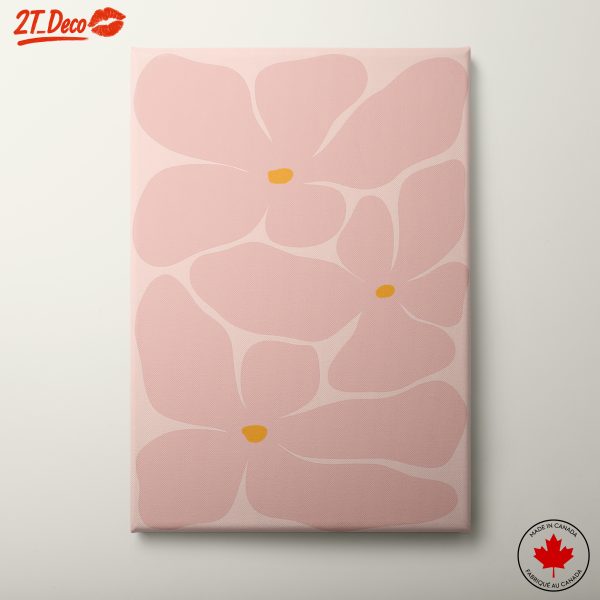 Abstract Floral Shapes Art