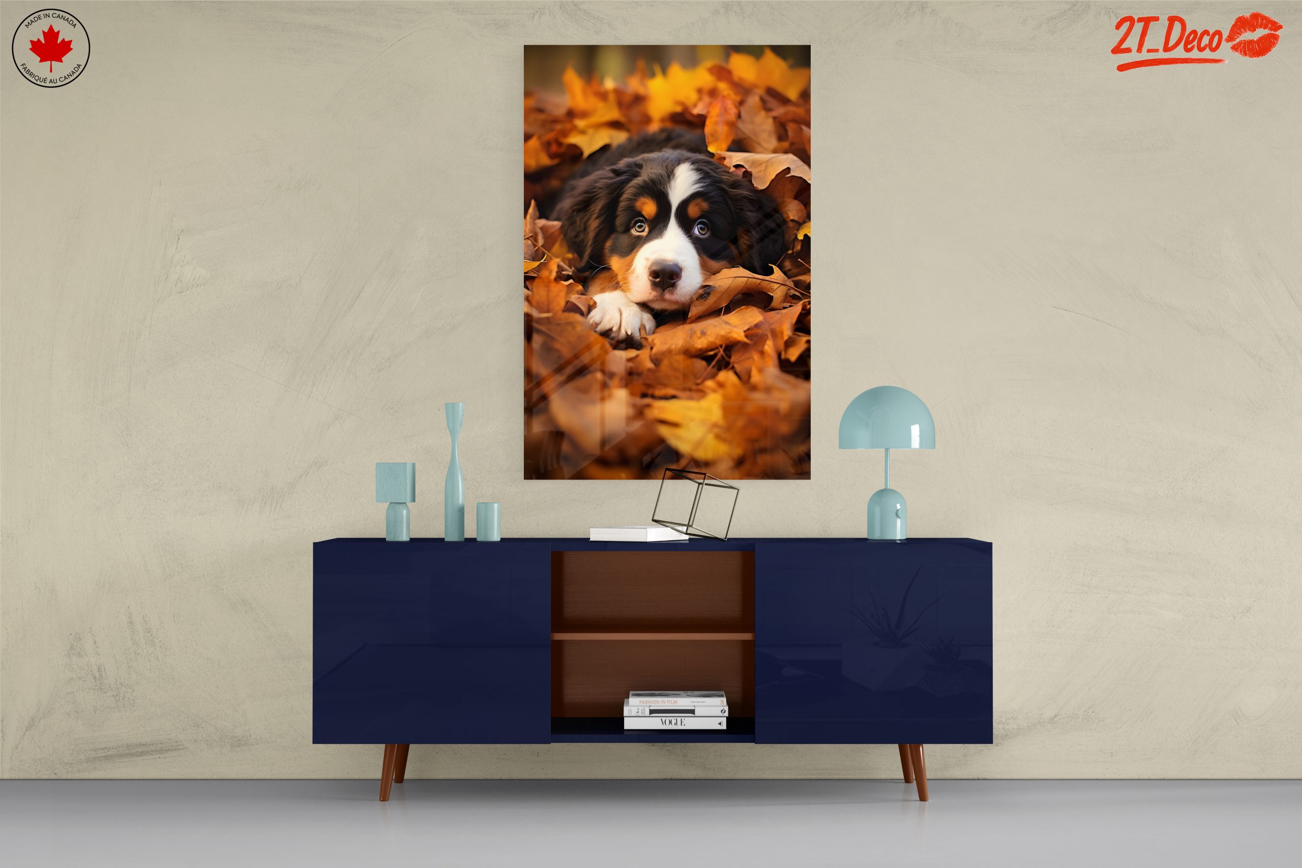 Cute Dog Lying in Leaves - Image 8