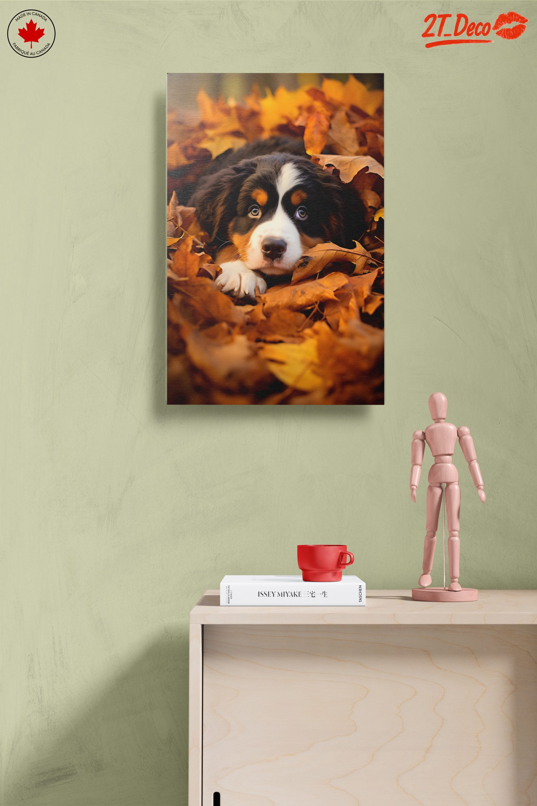 Cute Dog Lying in Leaves - Image 14