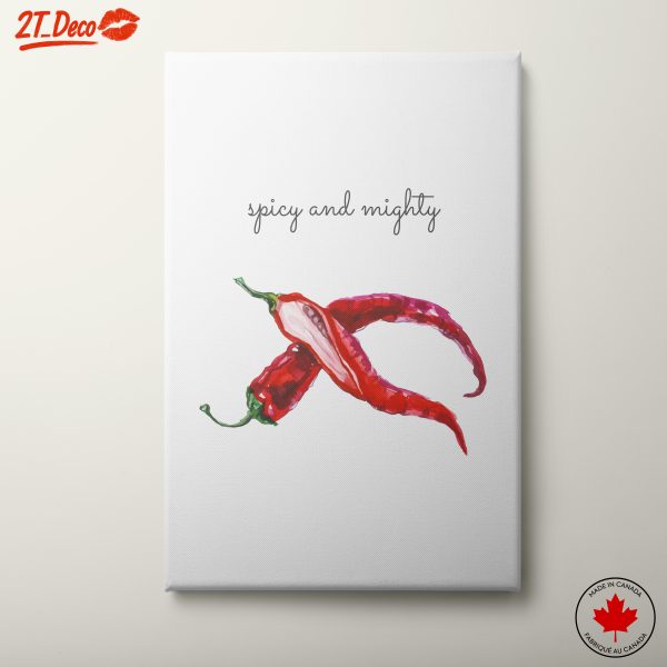 Abstract Representation of Chili Peppers